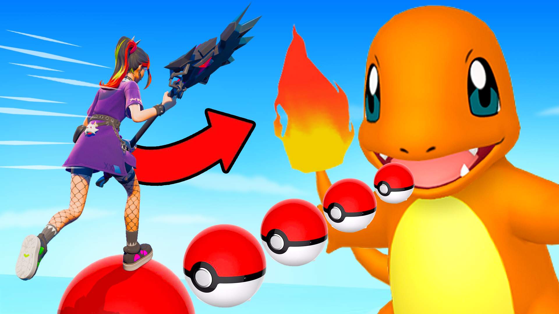 🔥CHARMANDER DEATHRUN 100 LEVEL🔥