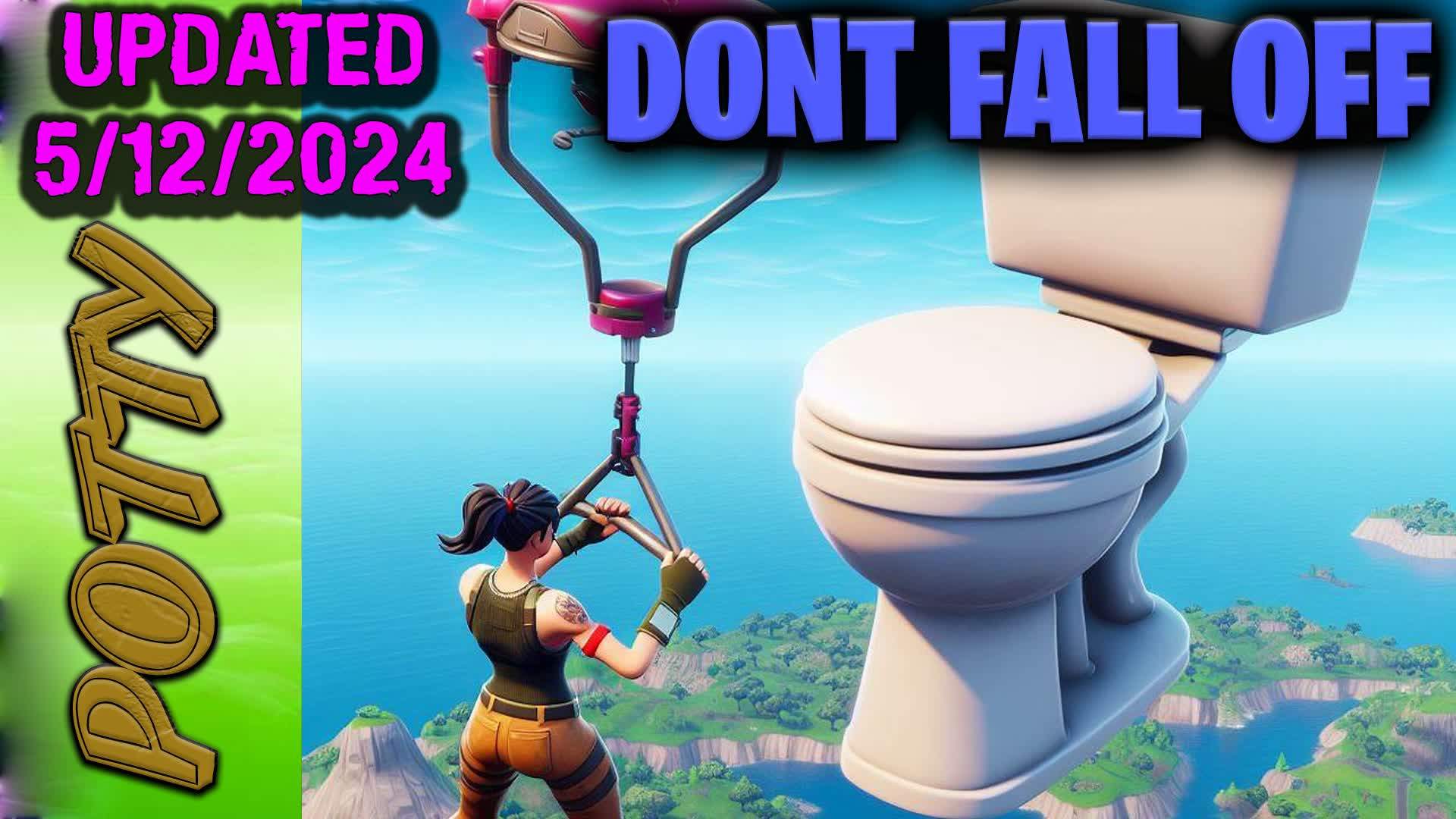 🚽 DONT FALL OFF THE SKIBIDI TOILET 🚽
