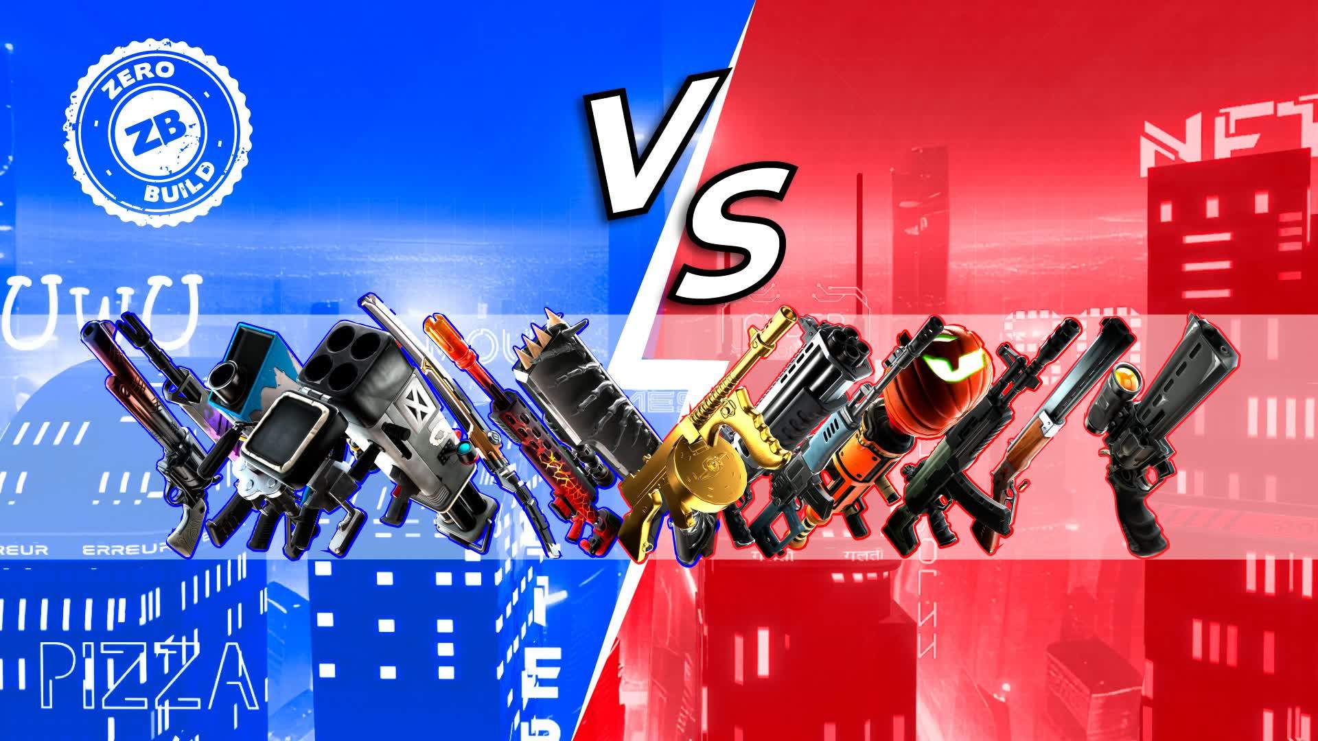 NEONPOLIS ZERO BUILD RED VS BLUE
