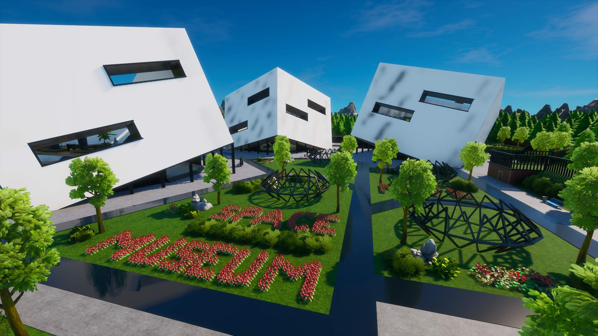 FORTNITE SPACE MUSEUM: GUNGAME