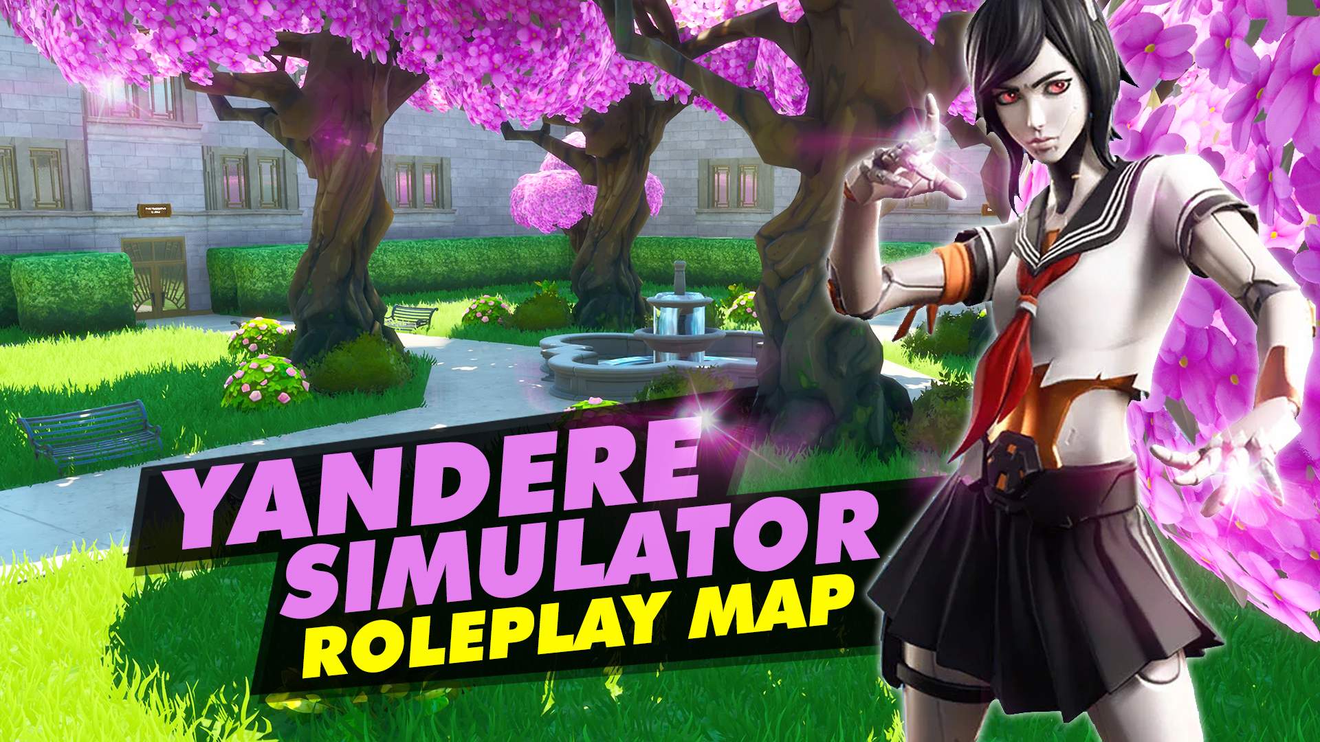 Yandere Simulator: Roleplay Map - Fortnite Creative Other, Fun, , and