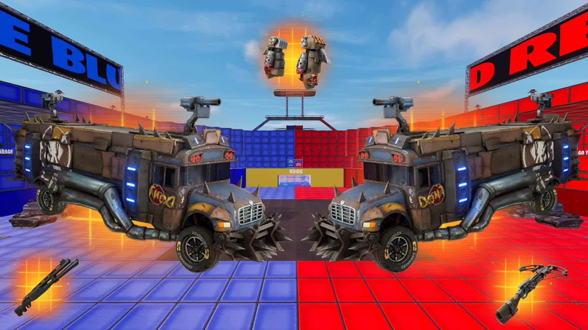 MEGA WAR RED VS BLUE🔴🔵