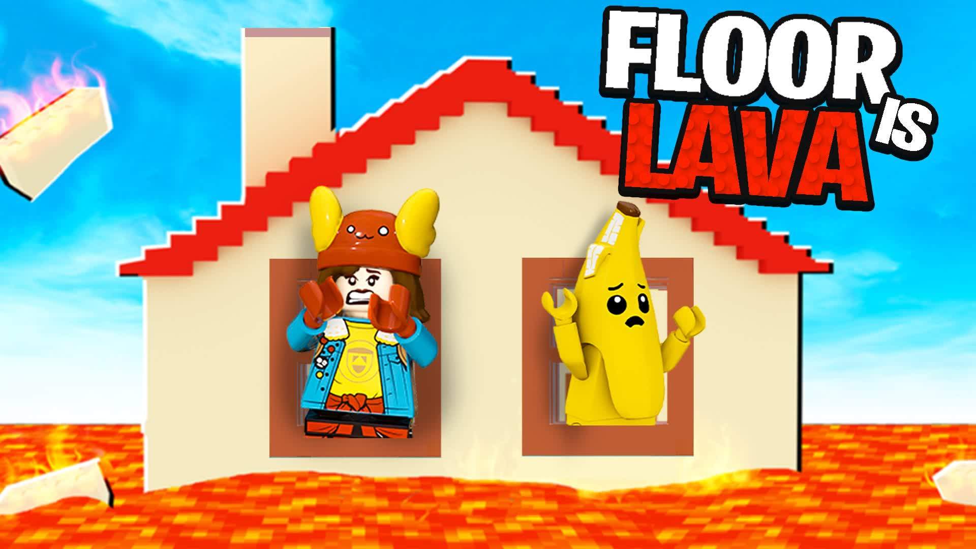 BLOCK FLOOR IS LAVA +45 LEVELS