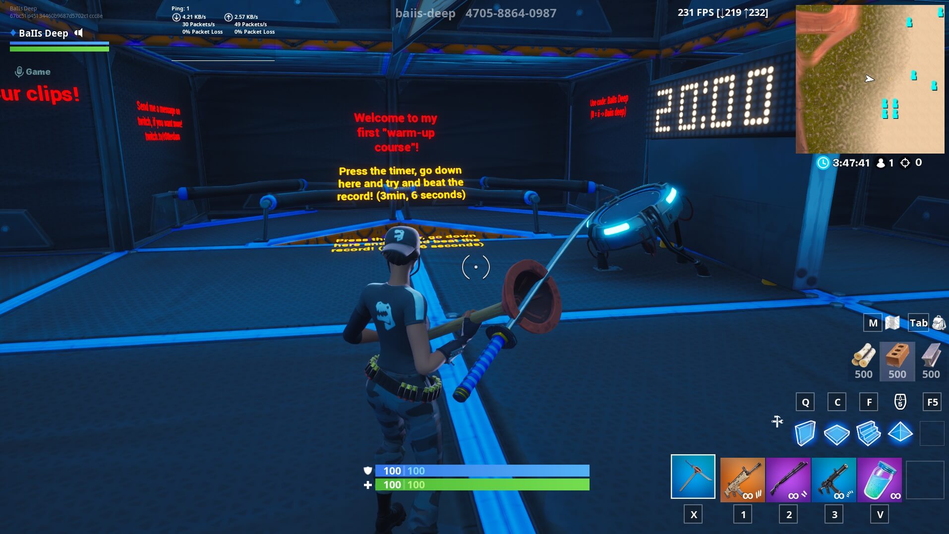 WARM-UP 1.0 EDITING+SHOOTING+BUILDING