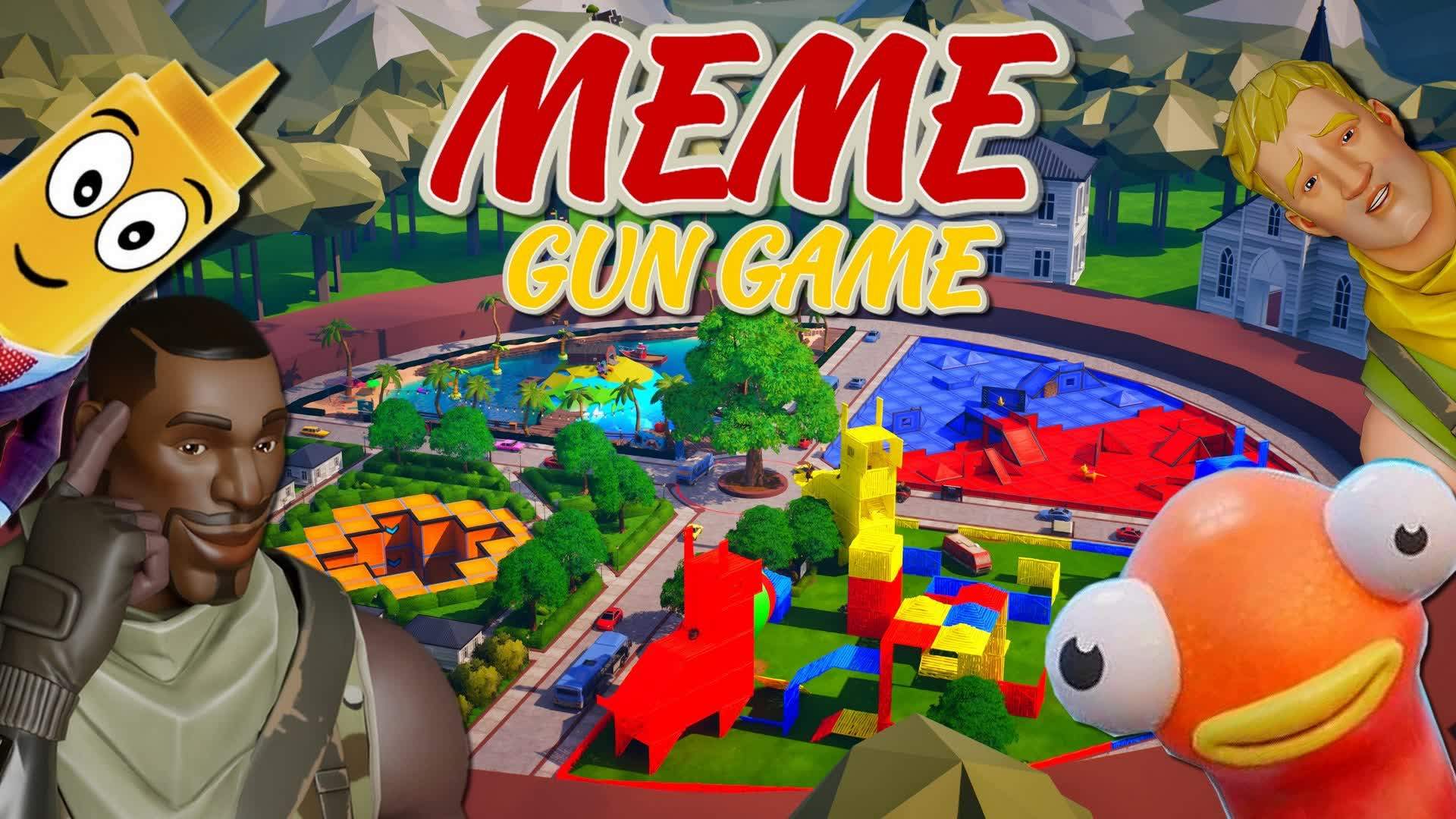 😎MEME GUN GAME🔫