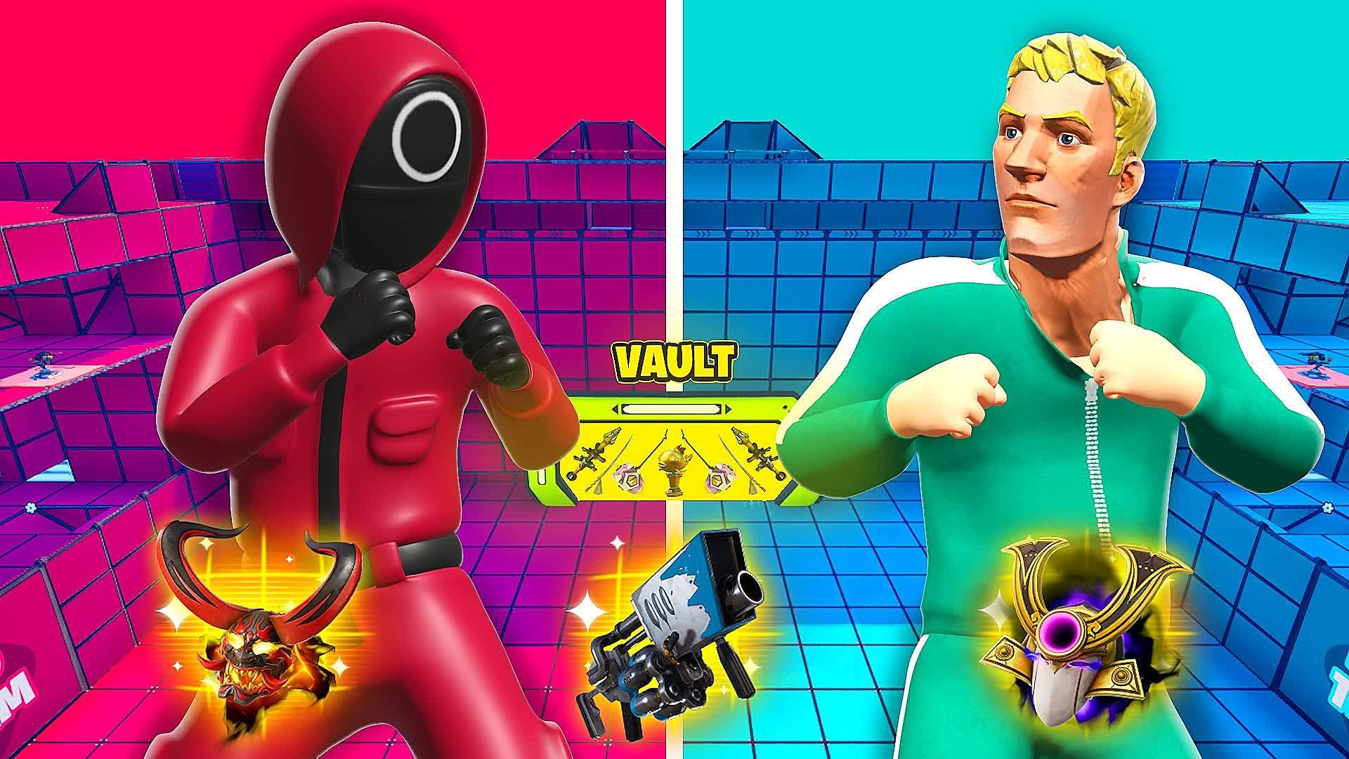 SQUID GAME RED VS BLUE 🔴🔵