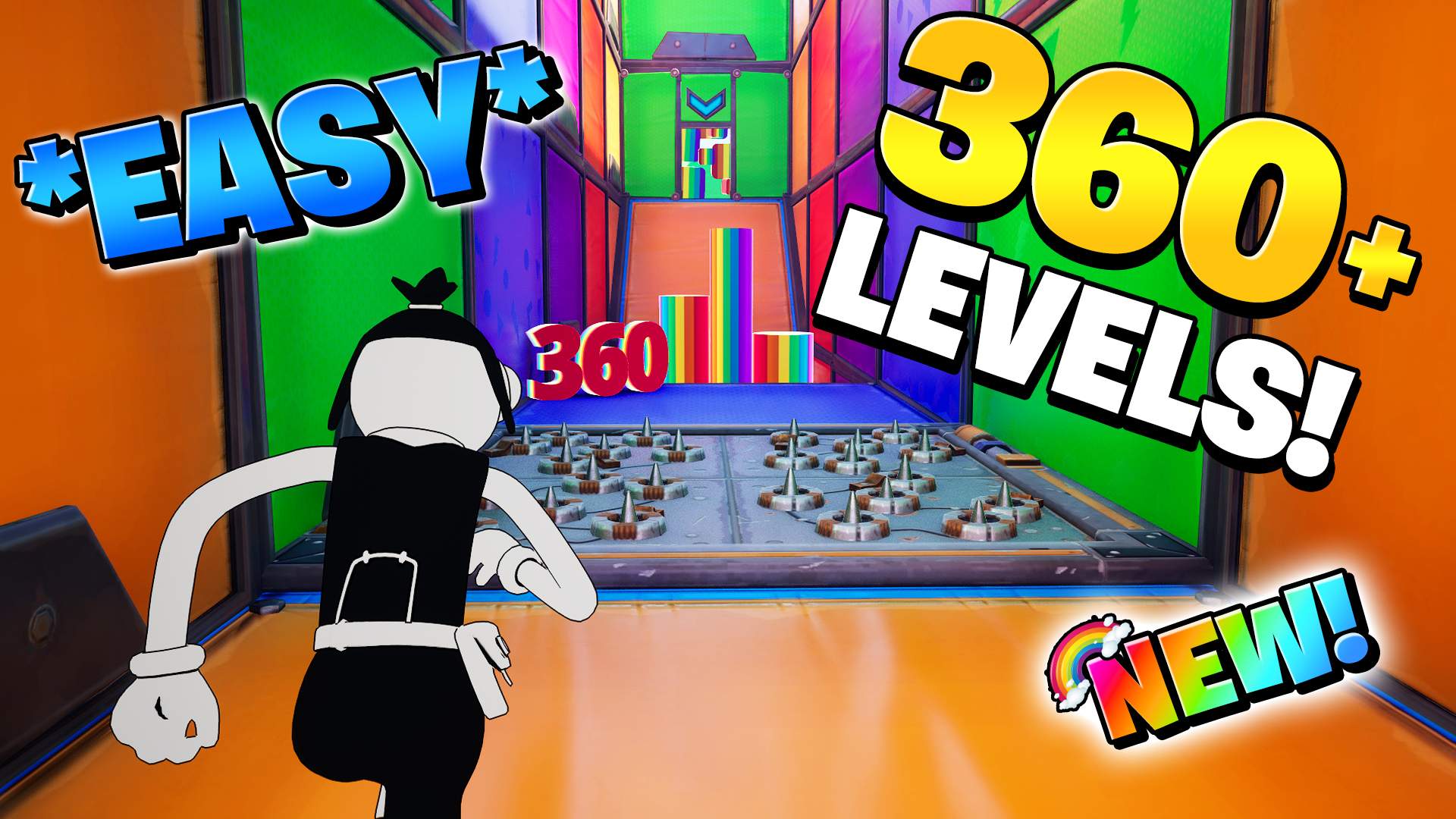 RAINBOW PARKOUR 360+ 🌈