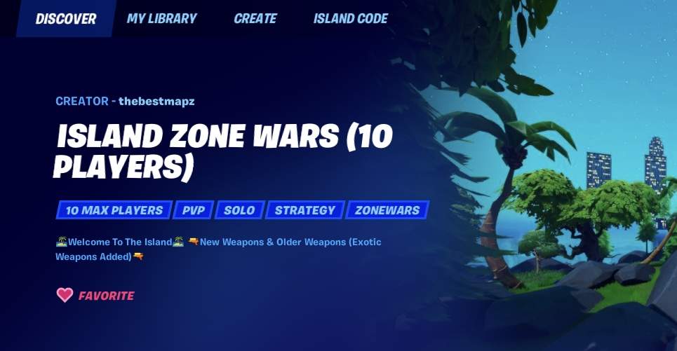 ISLAND ZONE WARS (10 PLAYERS)
