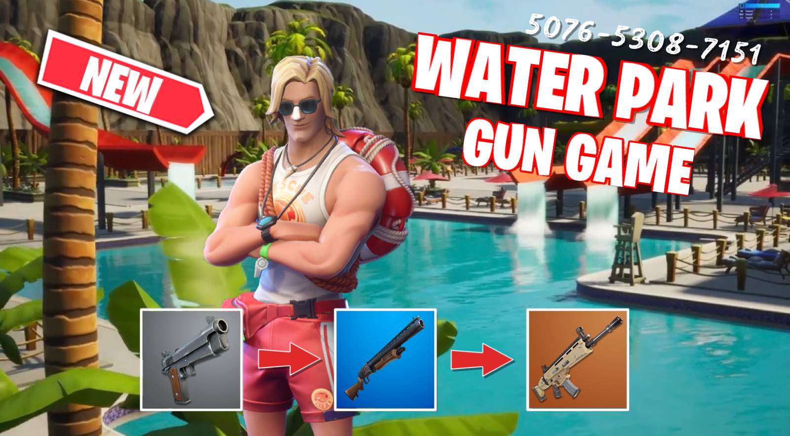 OUTDOOR WATER PARK GUN GAME