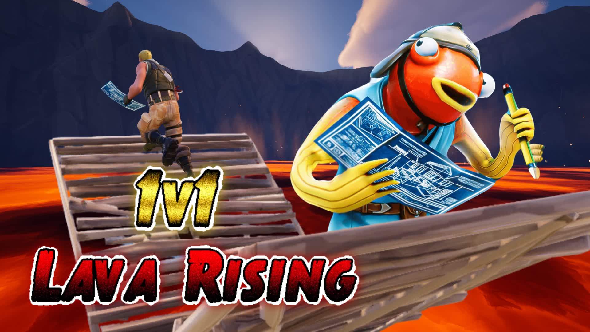 Lava Rising 1v1 Build Fight