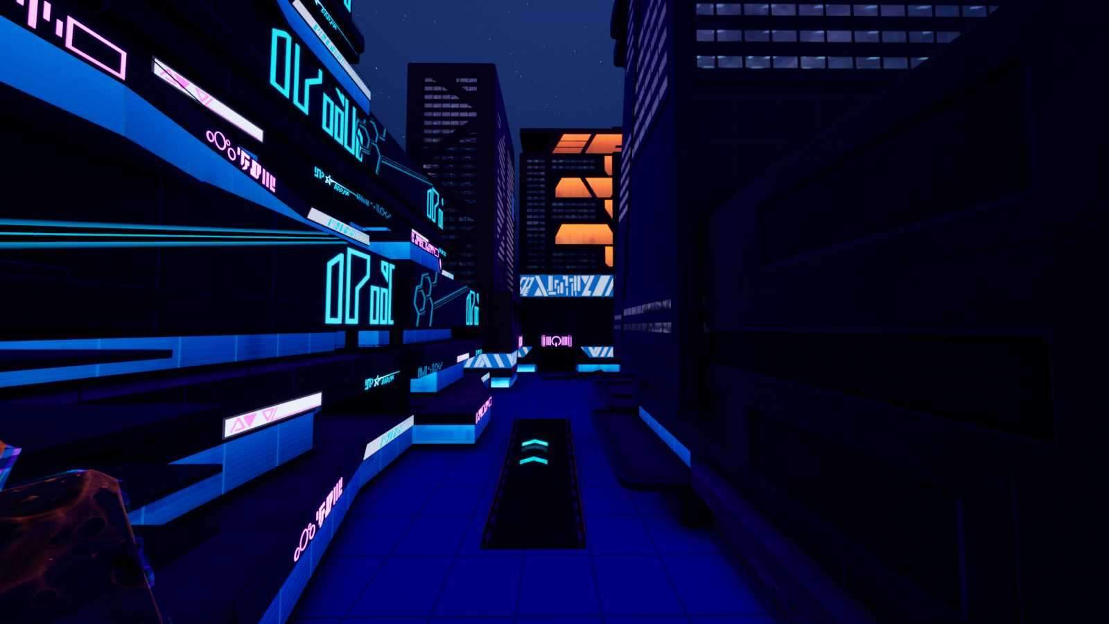 Futurstic Cyber Bike Race