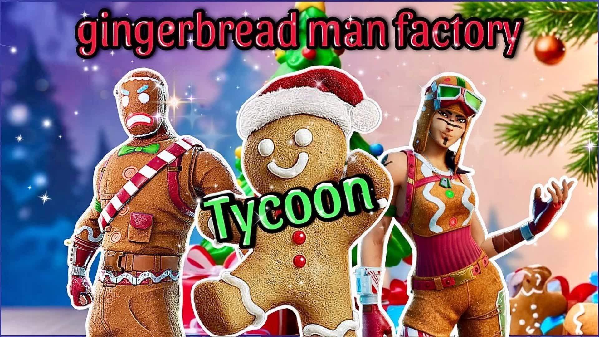GINGERBREAD MAN FACTORY (TYCOON)🍪🎅🎄