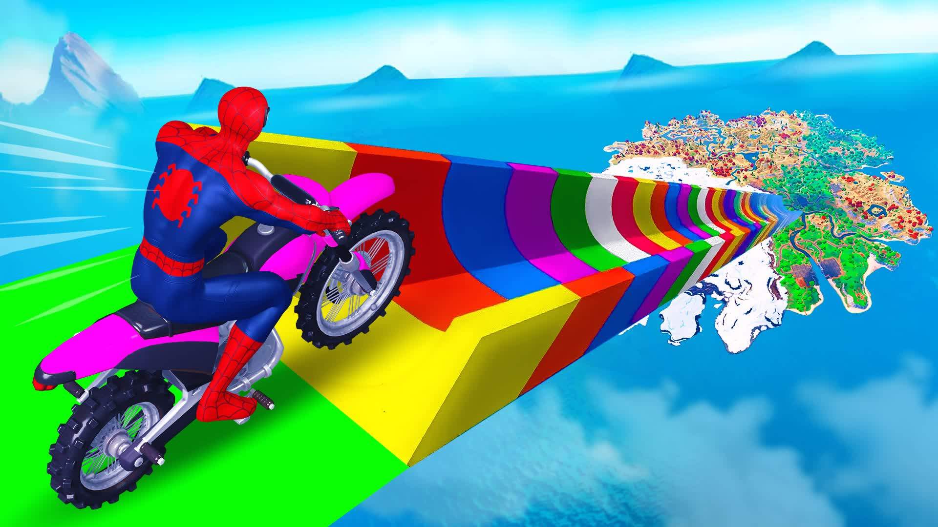 🌈 RAINBOW MEGA RAMP XXL 🌈