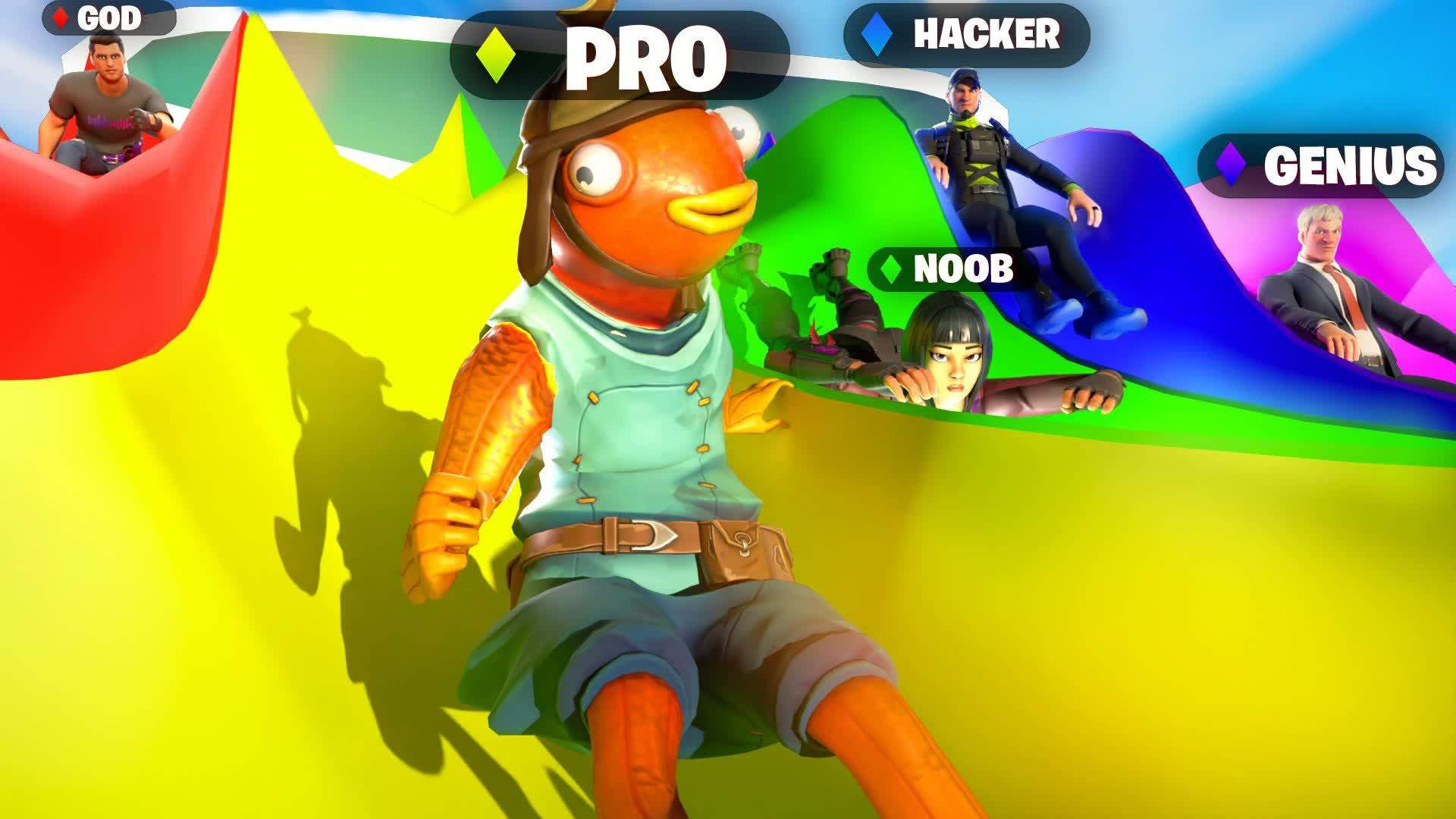 NOOB RAINBOW TOBOGGAN 🌈