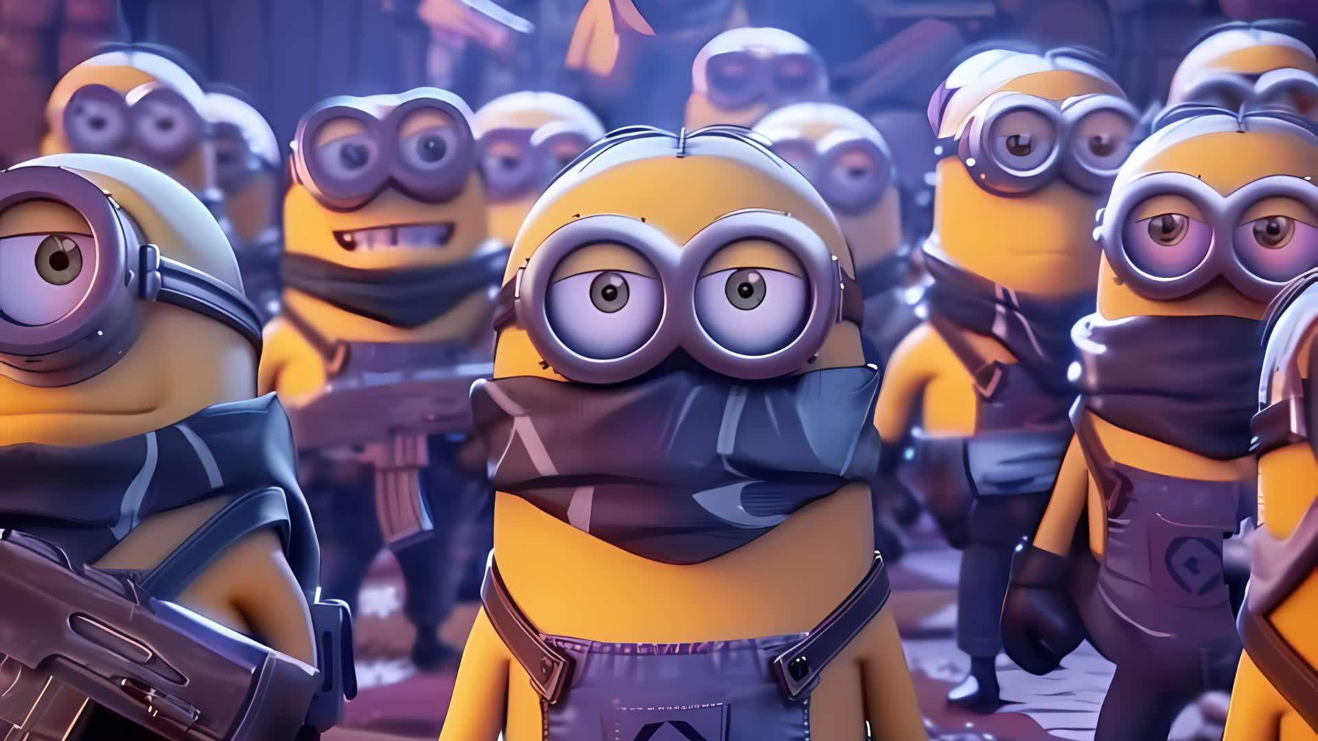 🍌🤪MINIONS GUN GAME🍌🤪