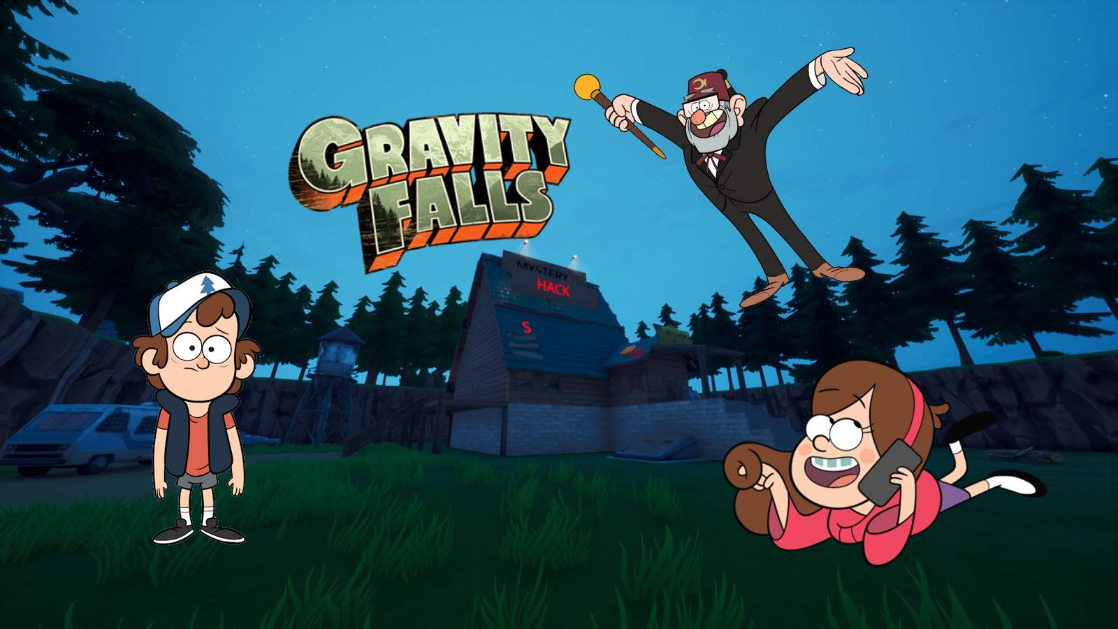 GRAVITY FALLS PROP HUNT