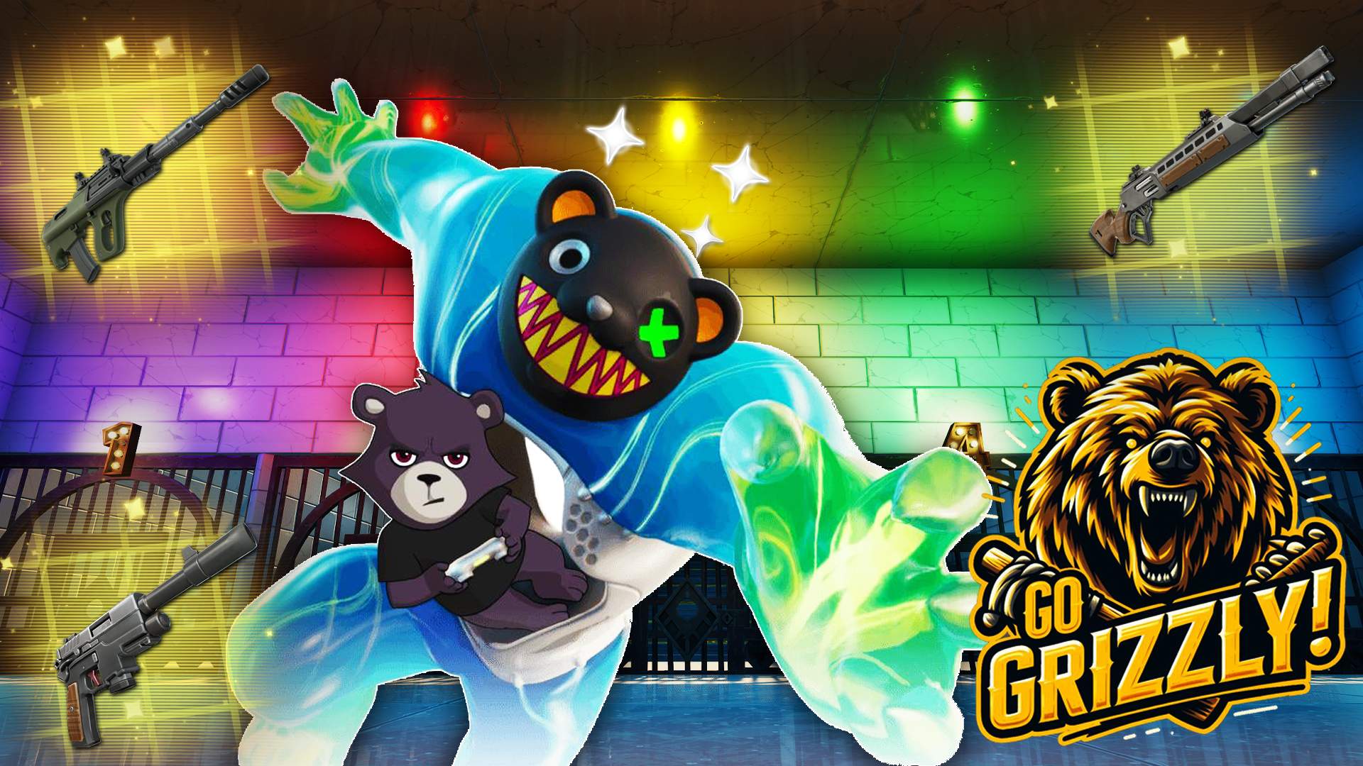 🐻 GO GRIZZLY! ZONE WARS 🌀*NEW WEAPONS*