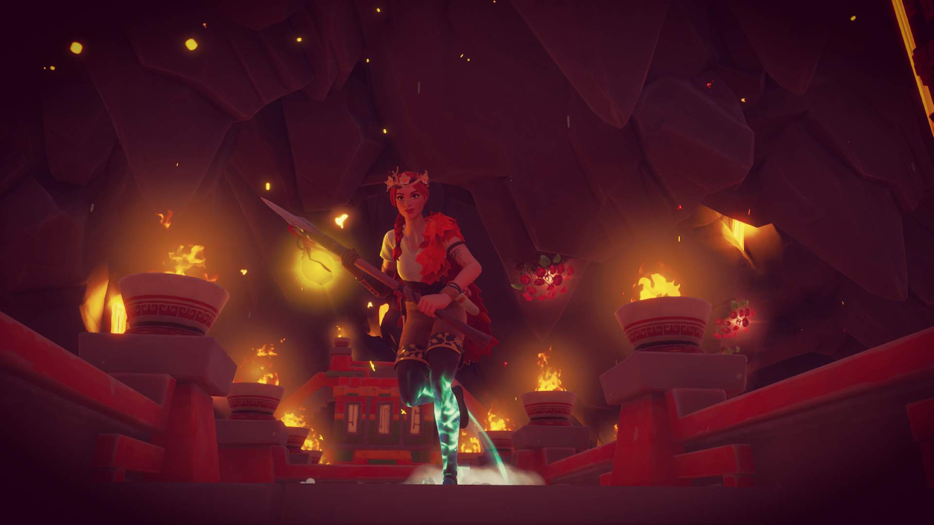 THE TEMPLE OF FIRE ROSES