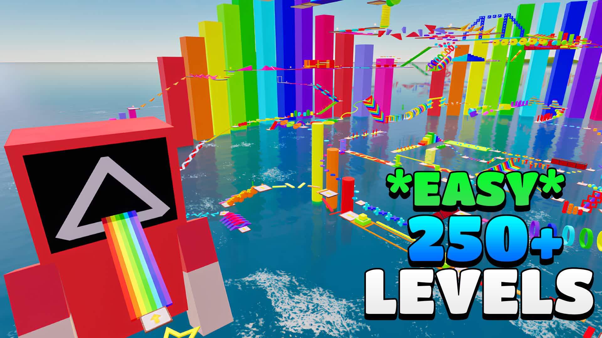 🌈OCTO GAME OBBY PARKOUR 250 DEATHRUN✨