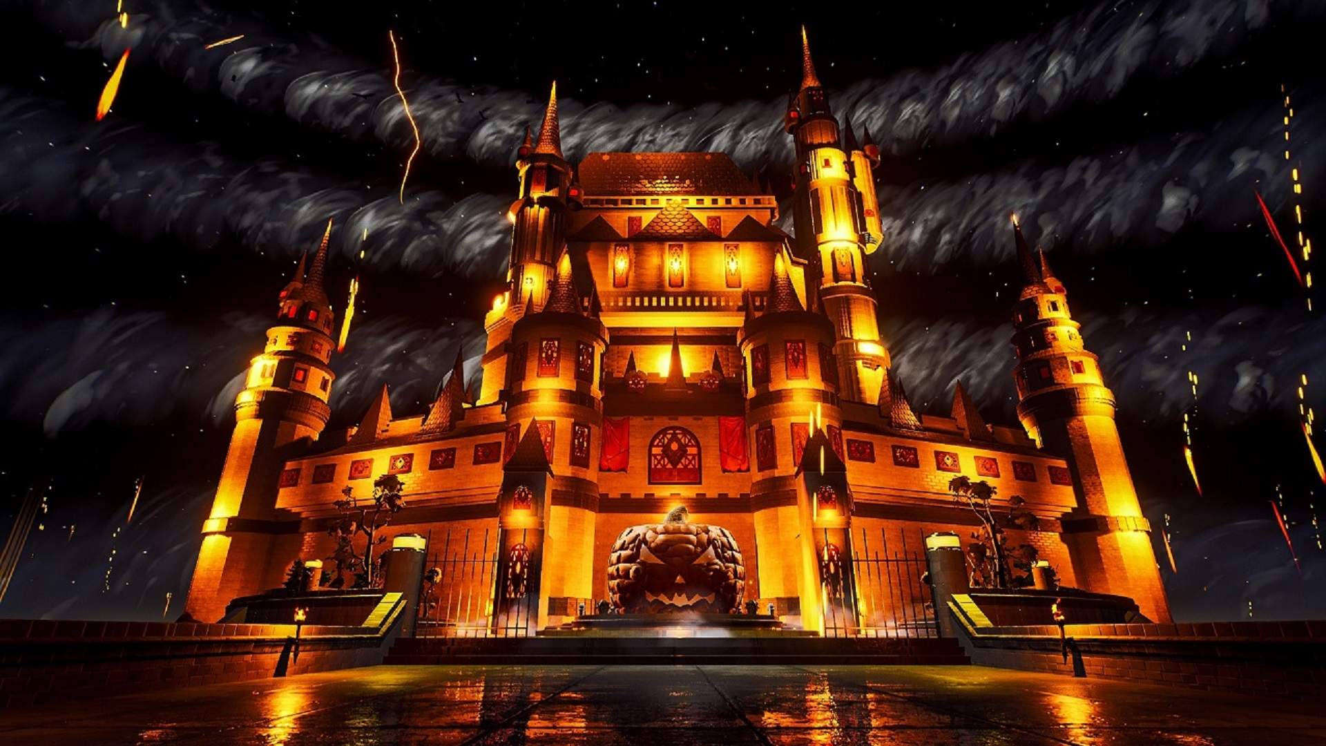 ARTISTIC HALLOWEEN MAP " GRUMPKIN "