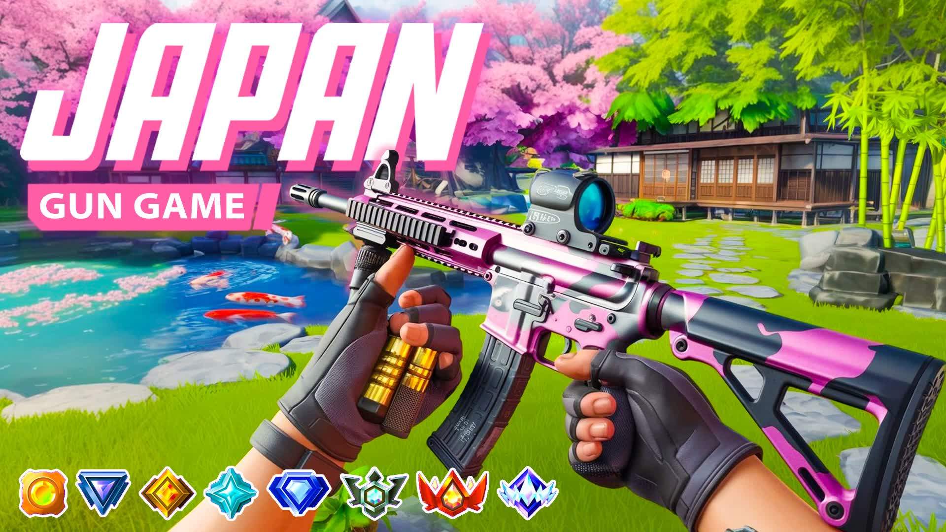 🌸JAPAN FIRST PERSON🔫GUN GAME🎯ONE SHOT