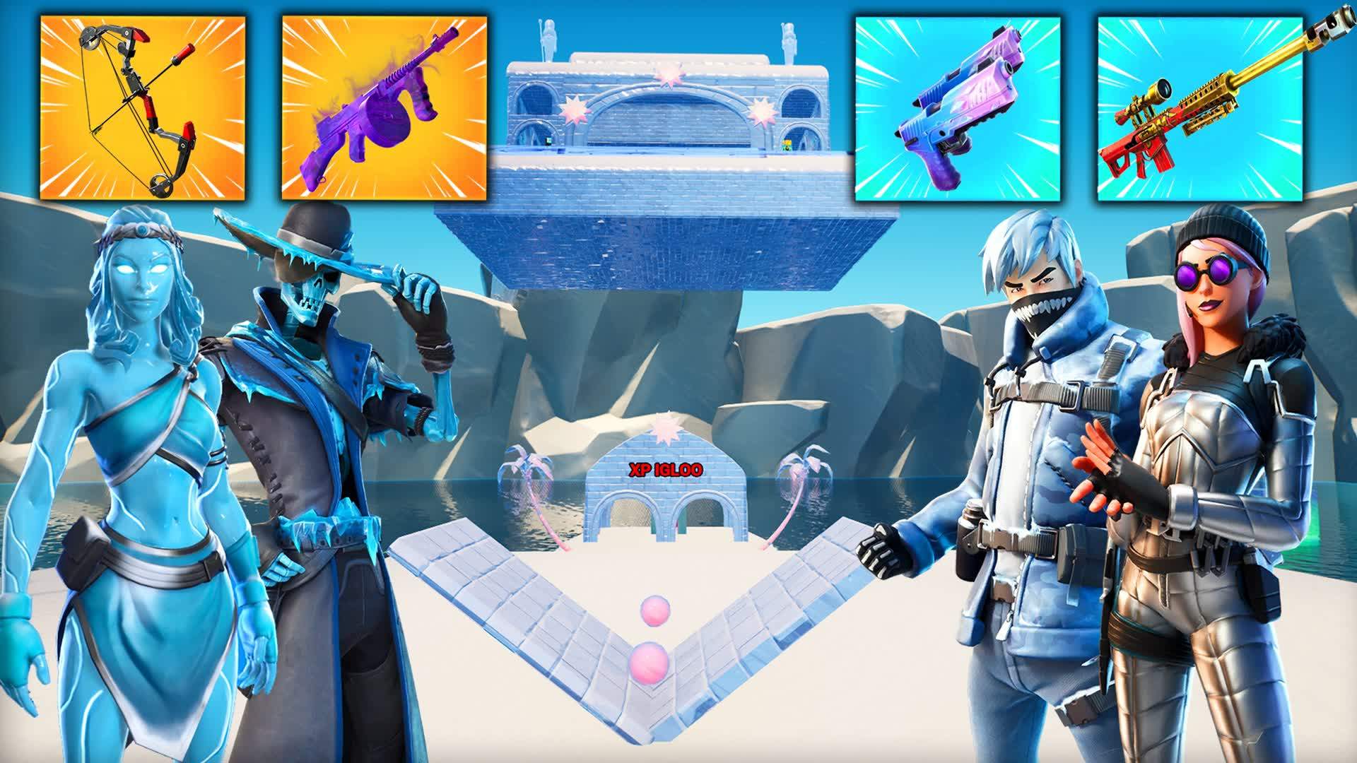 🥶 FROST 1V1 BUILD FIGHTS 🥶 (ALL GUNS)
