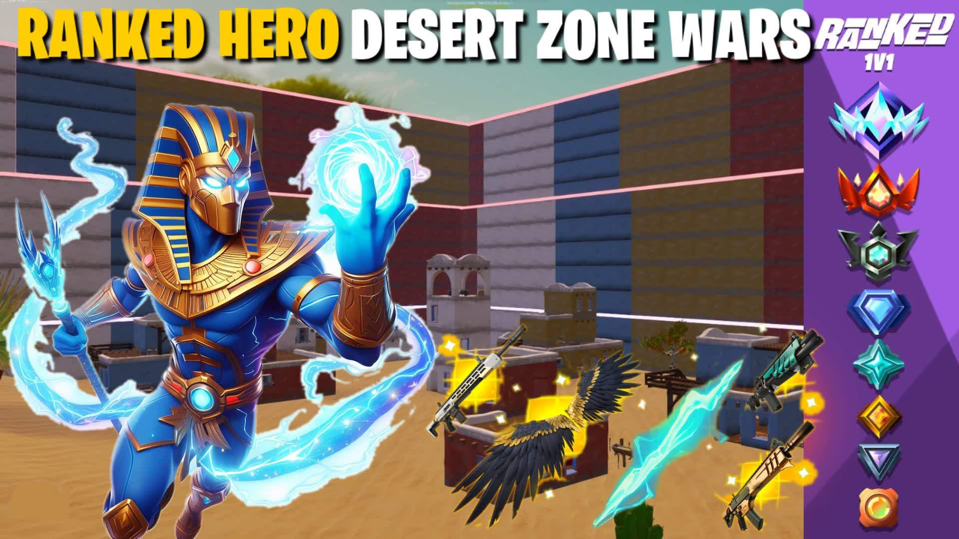 🦸  RANKED HERO DESERT ZONE WARS 🦸