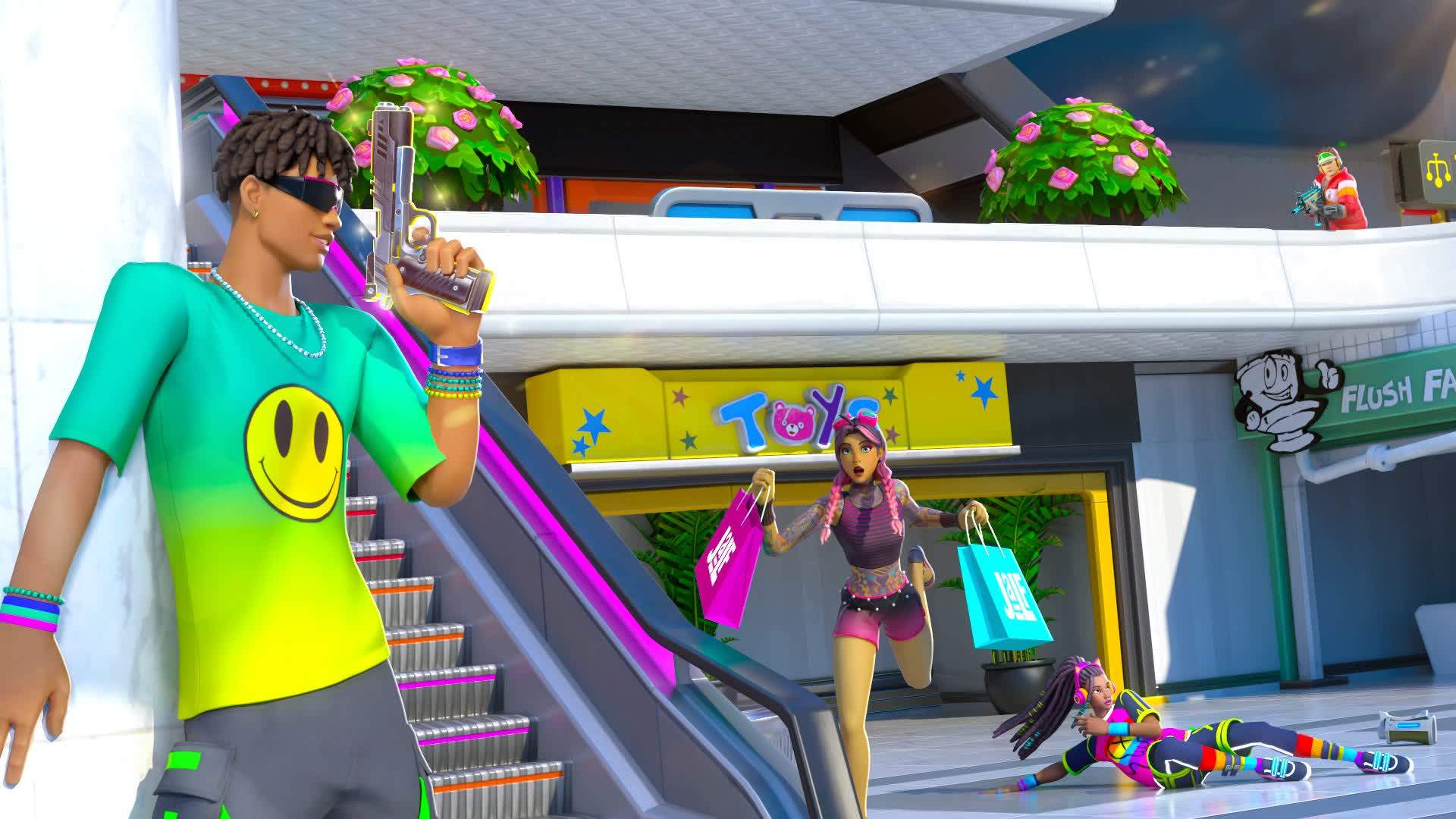 SHOPPING CENTER - GUN GAME