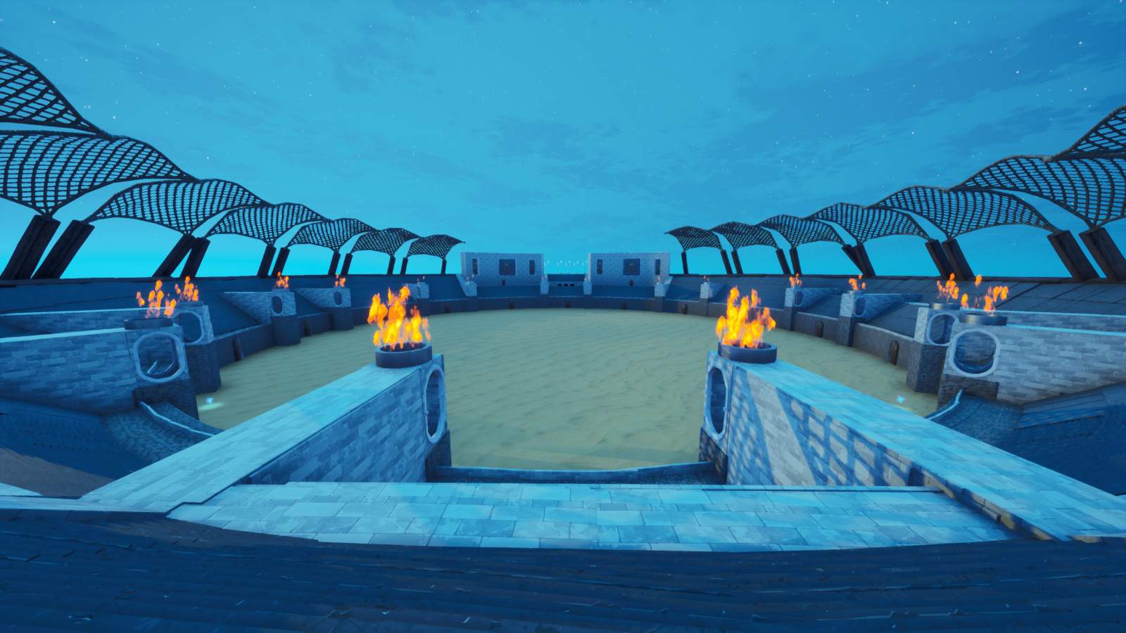 THE ARENA (NIGHT)- BOXFIGHT 16 PLAYERS