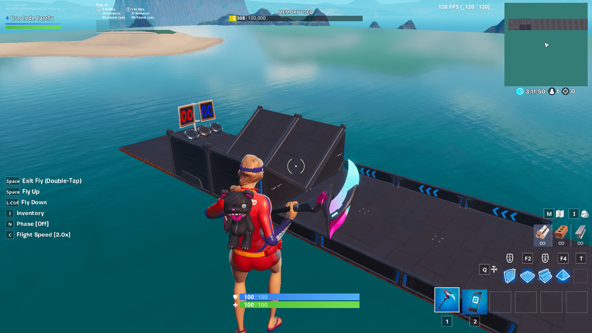 TAZZ'S 1V1 ARENA! (BEST 1V1 ARENA)