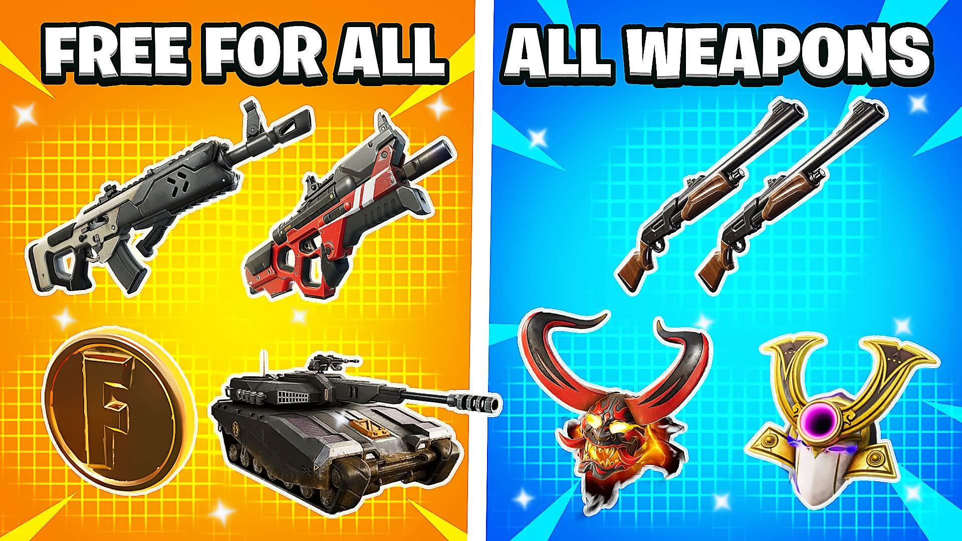 ULTIMATE FFA 💥 ALL GUNS & CARS DRIVE 💥