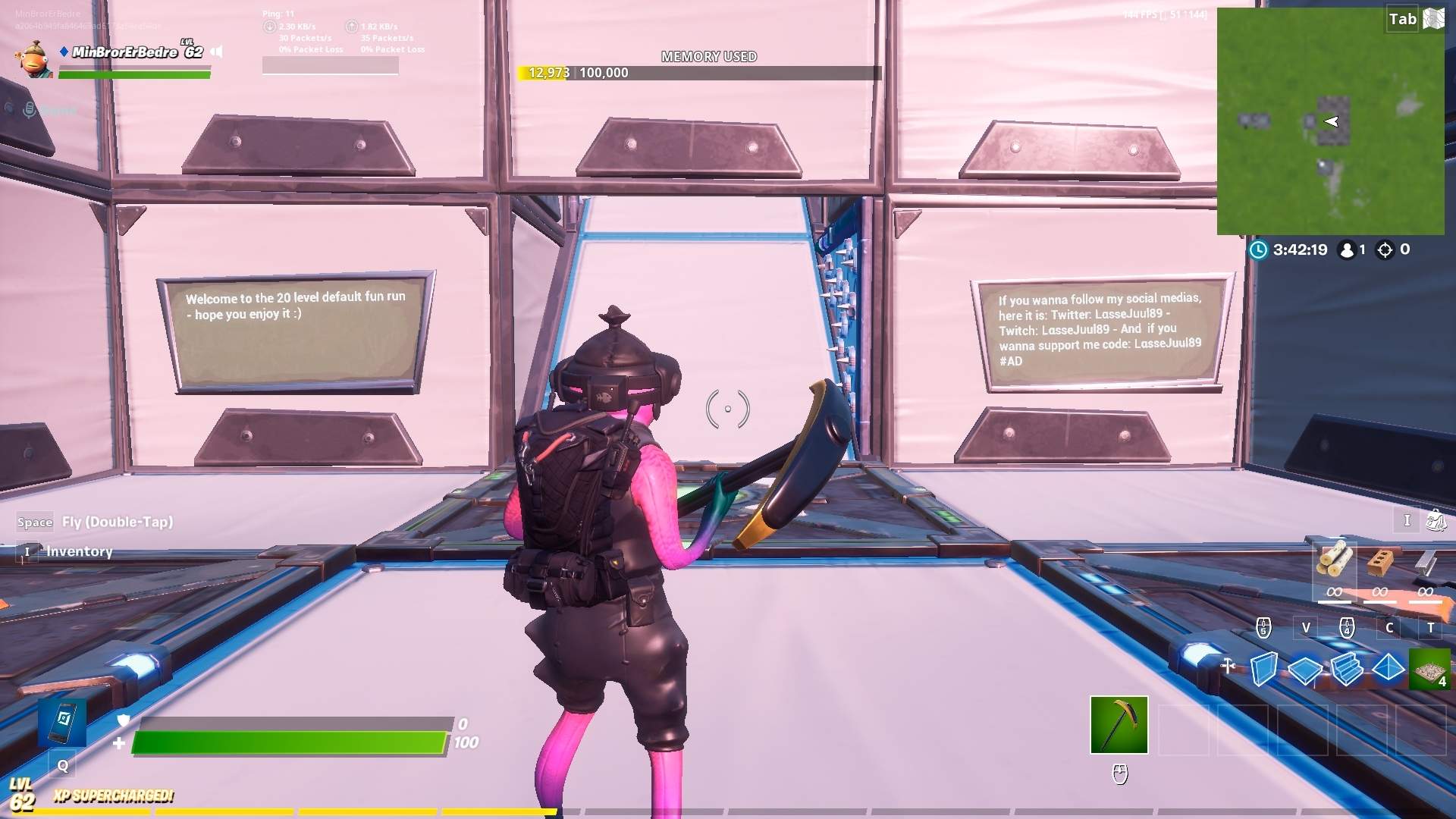 20 LEVEL DEFAULT FUN RUN