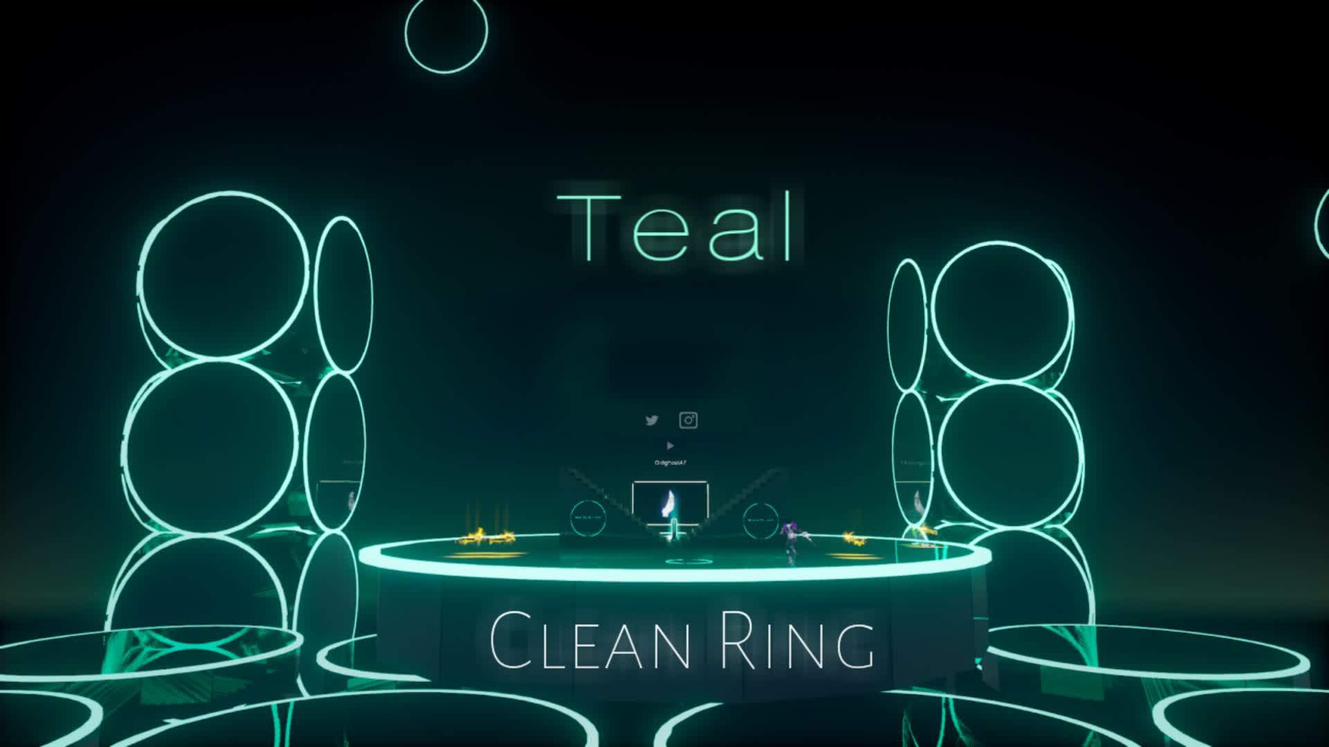 CLEAN RING 1V1 (TEAL) •NO DELAY•