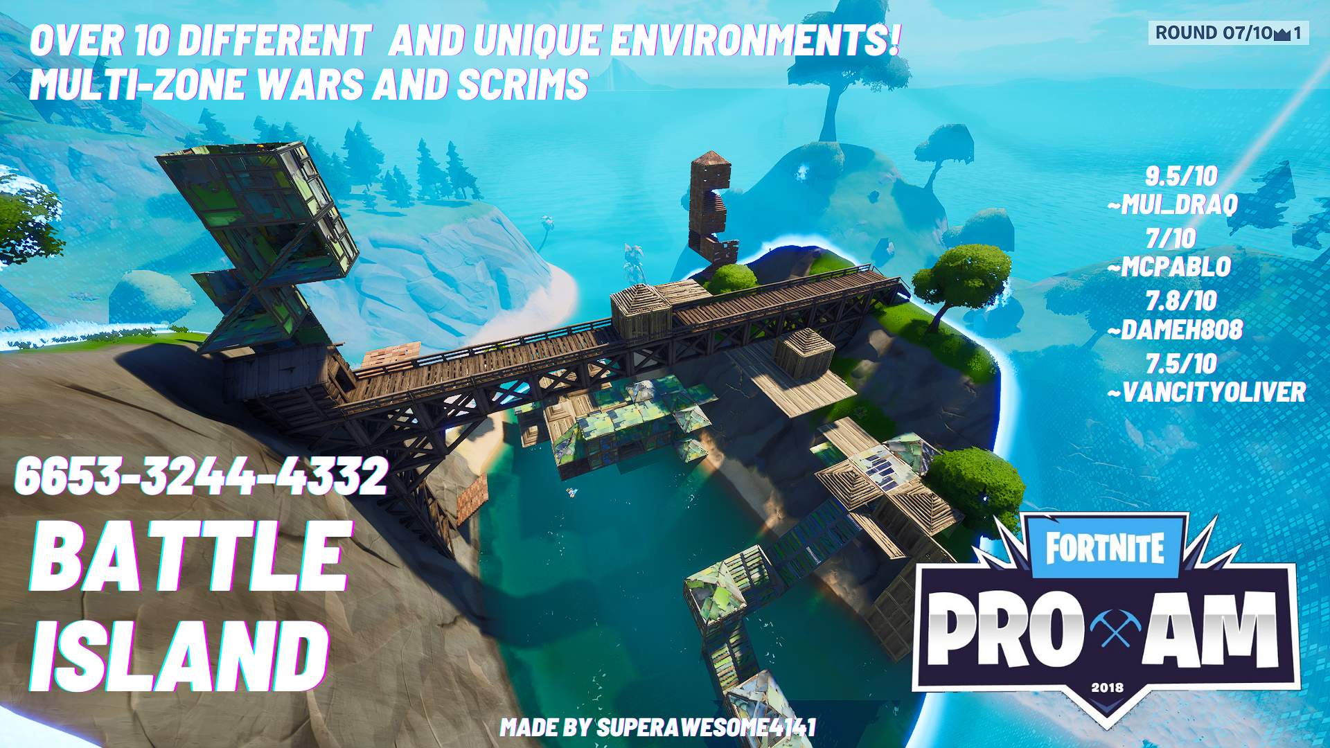 BATTLE ISLAND MULTI-ZONE WARS AND SCRIMS