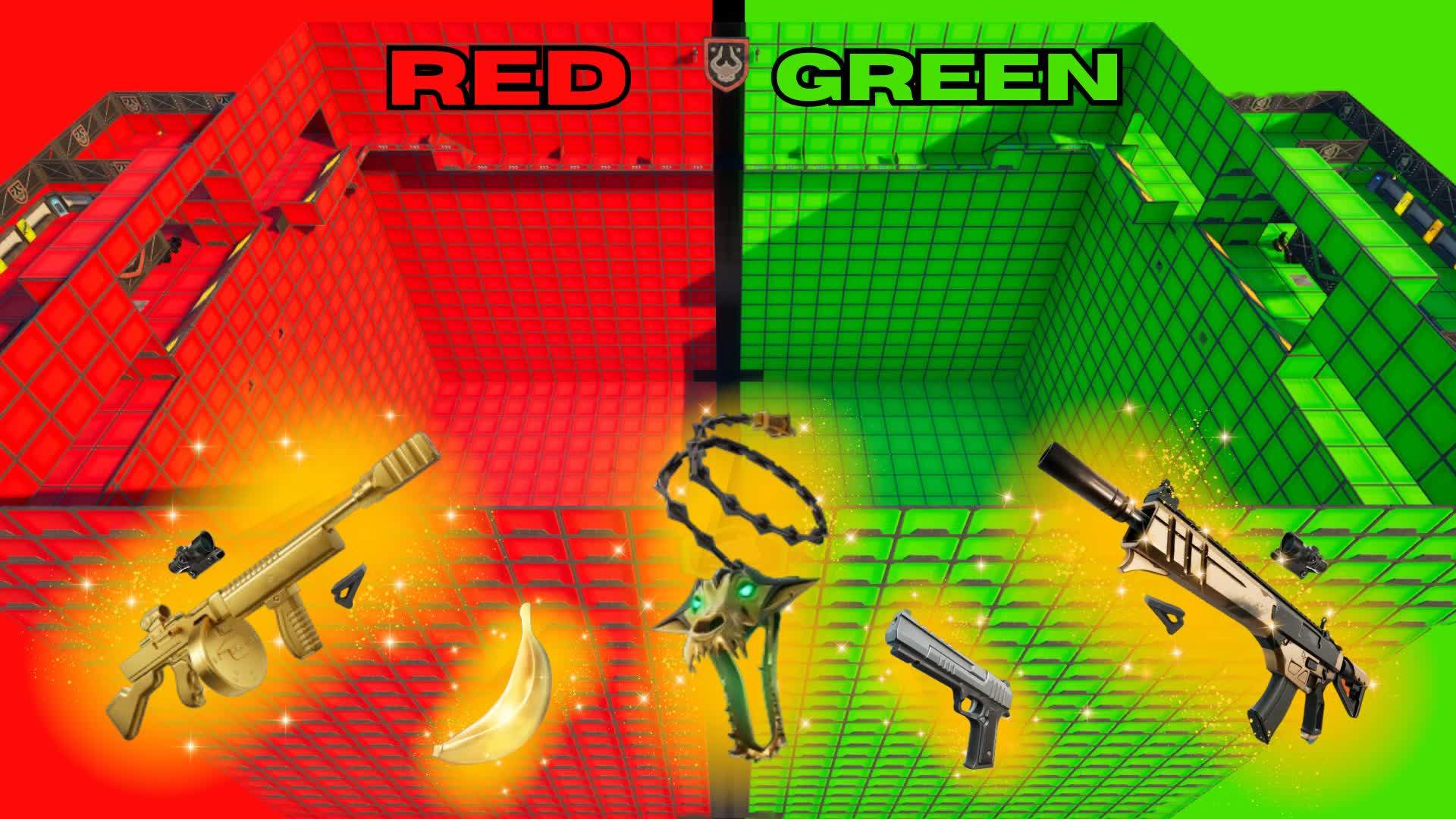 MEGA🔴RED VS GREEN🟢
