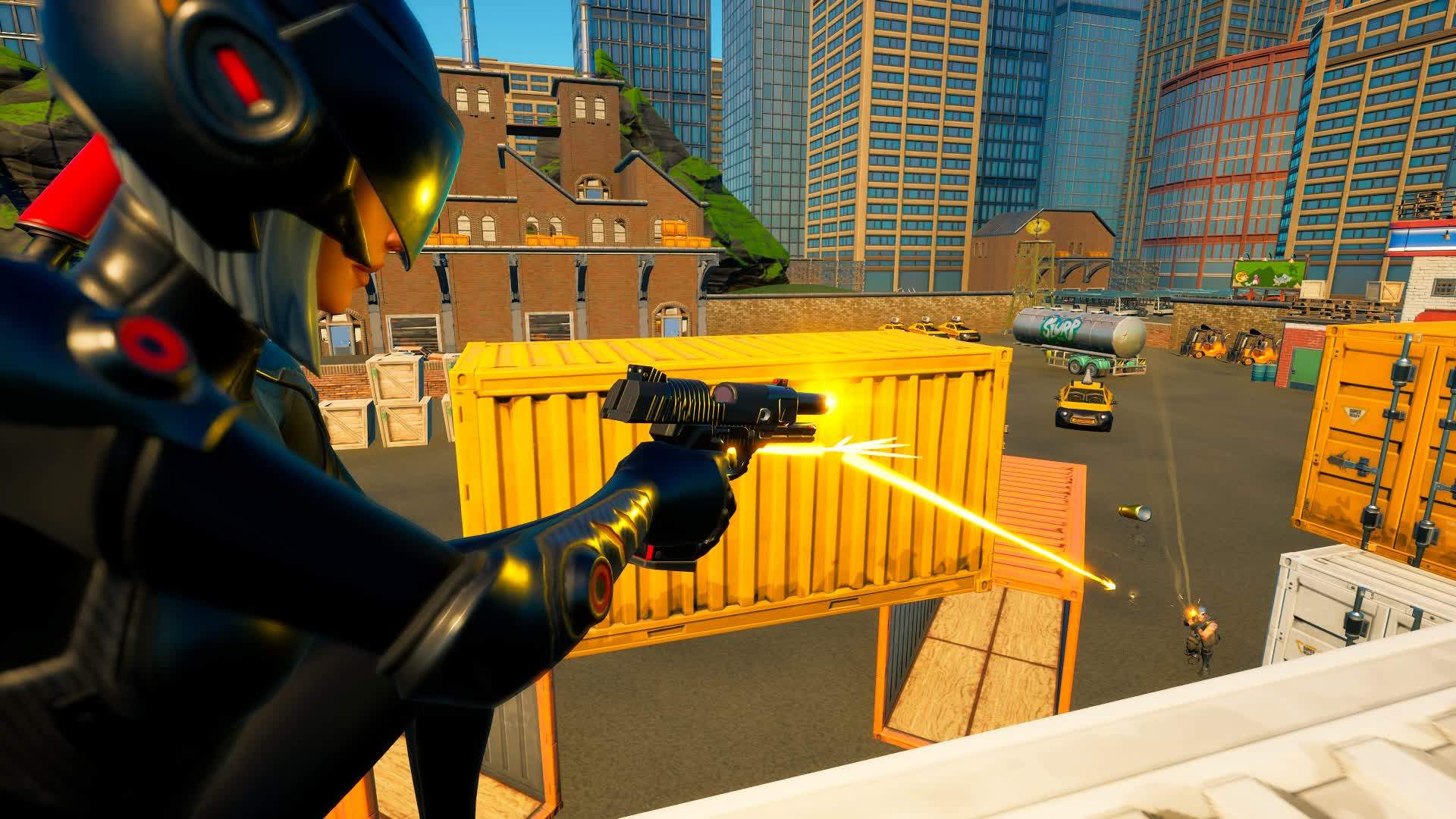 Gun game - warehouse - one shoot