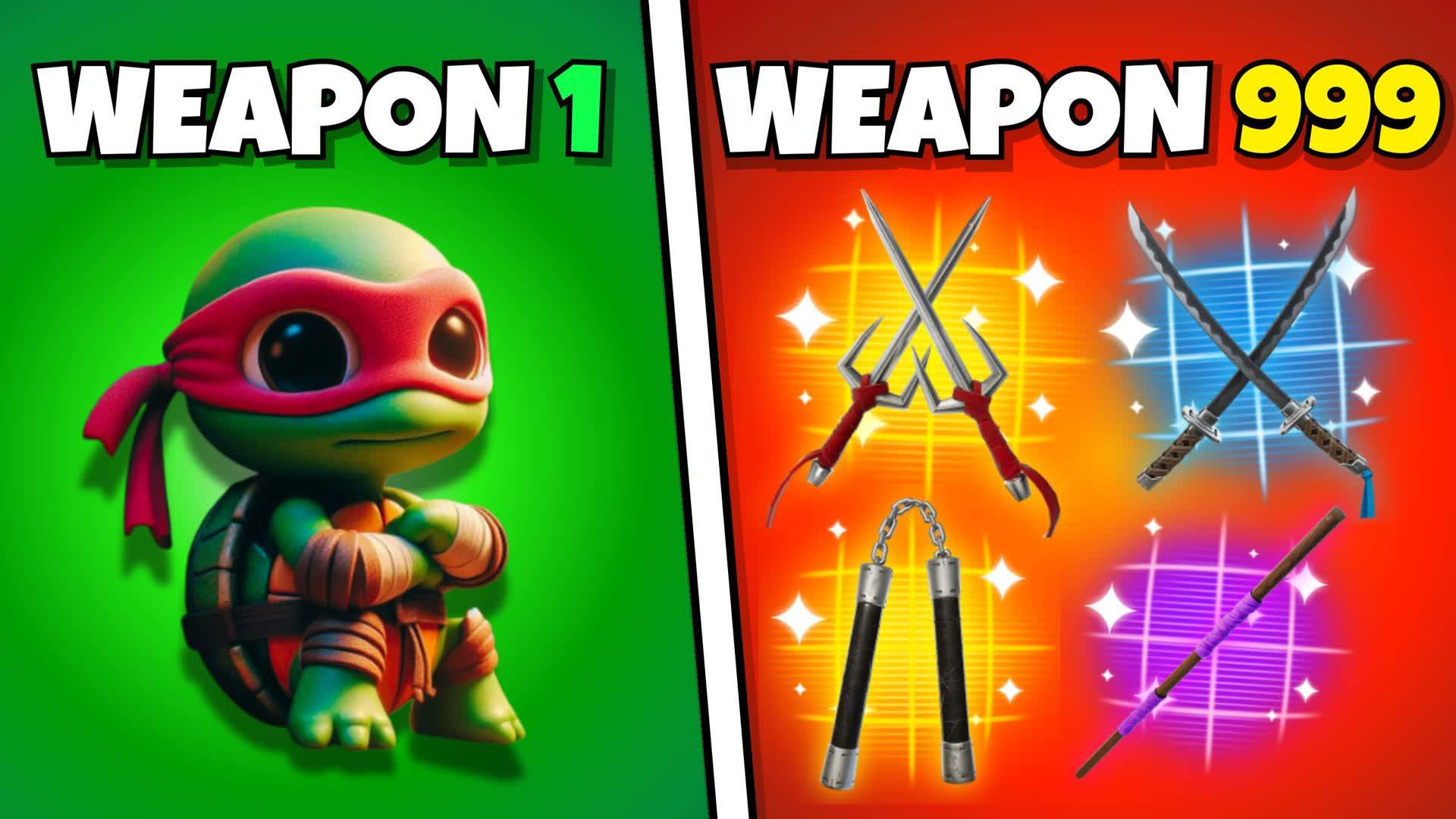 🐢TURTLES GUN GAME🔫ONE SHOT🎯