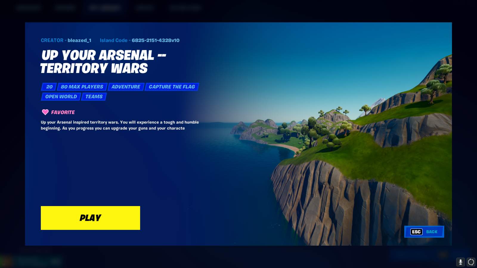 Up Your Arsenal -- Territory Wars