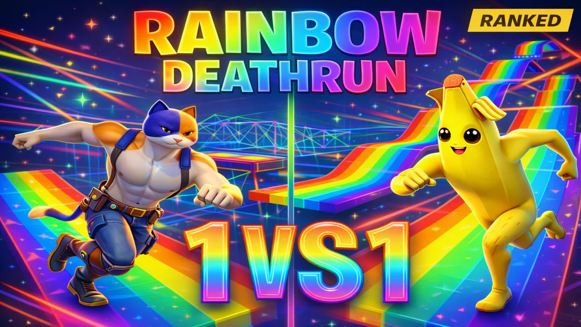 🌈 Rainbow 1v1 Deathrun — Ranked Duels