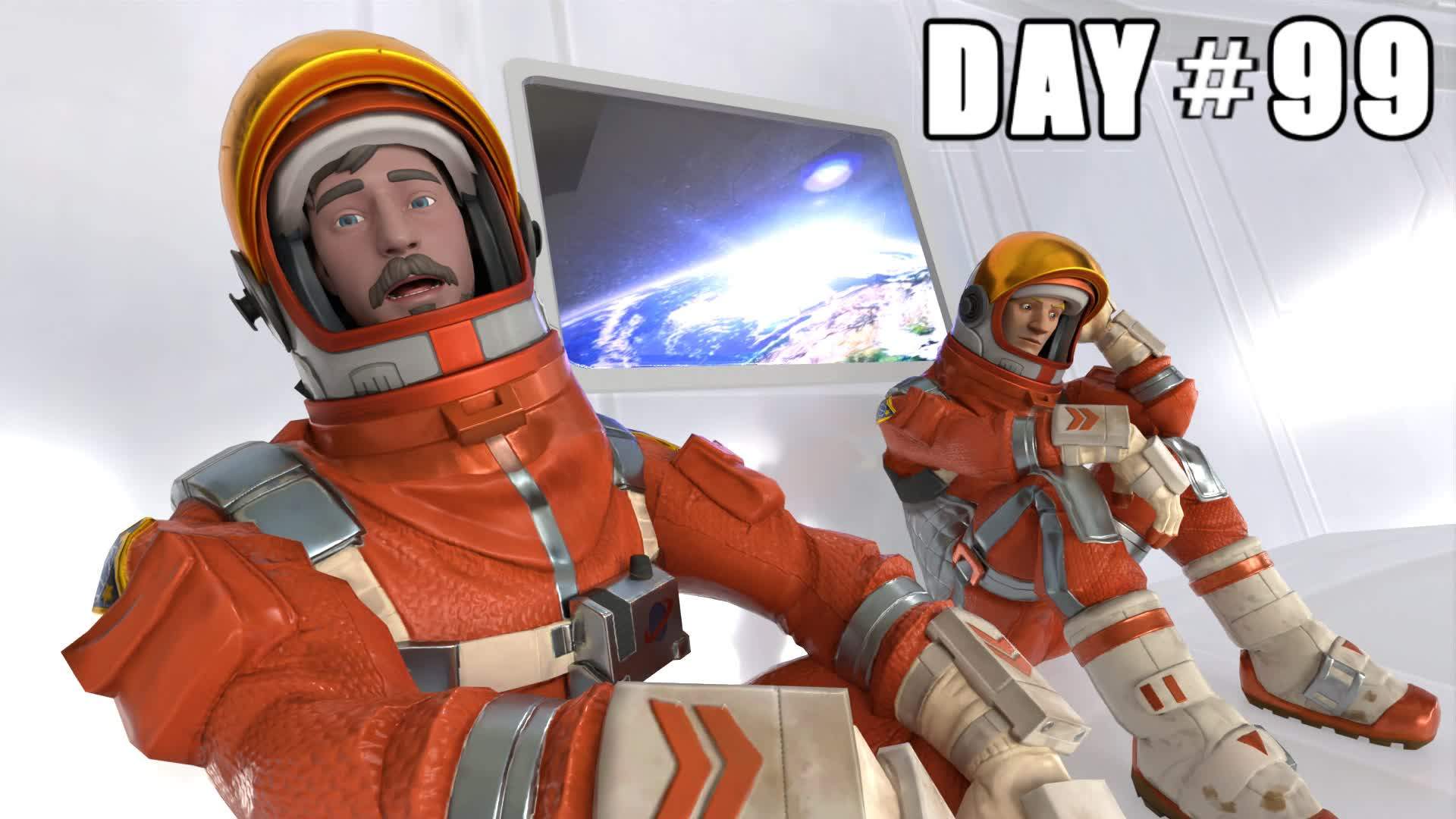 100 Days Trapped In SPACE🚀