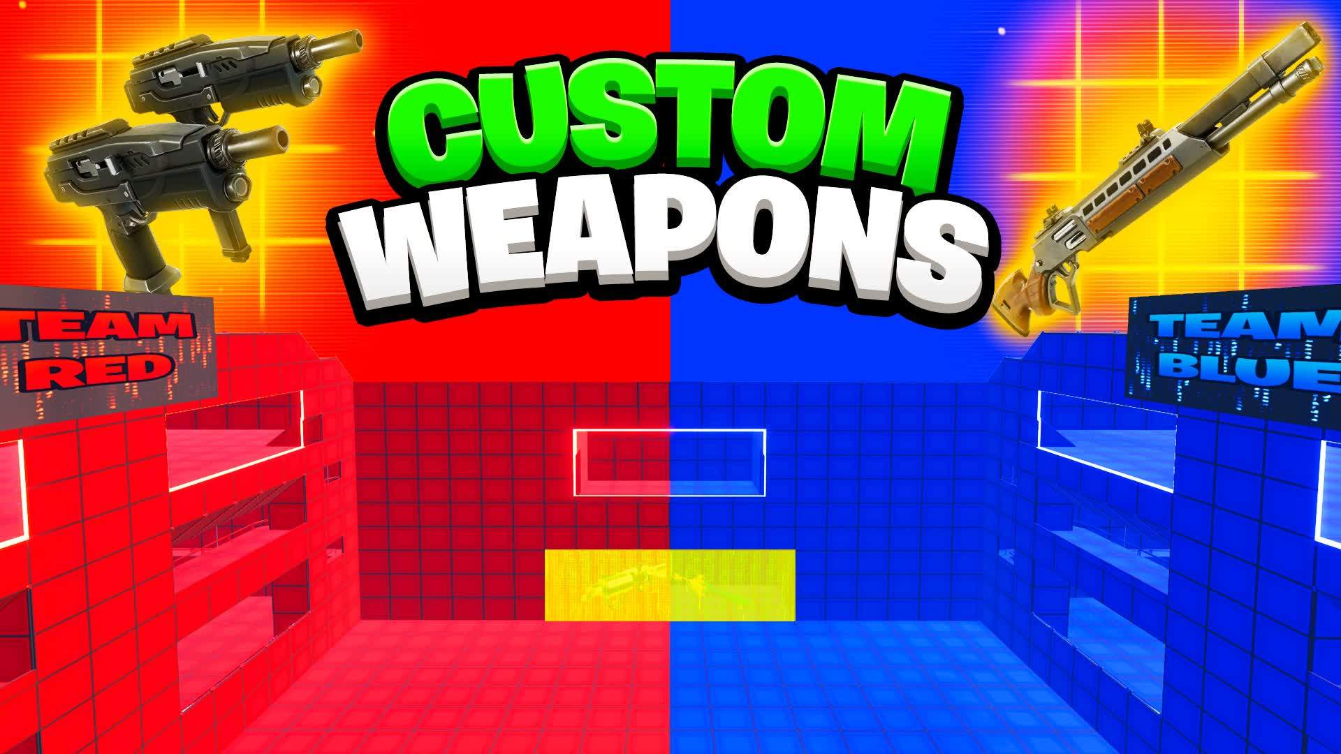 SUPER CUSTOM WEAPONS 🔫 RED VS BLUE 🔴🔵