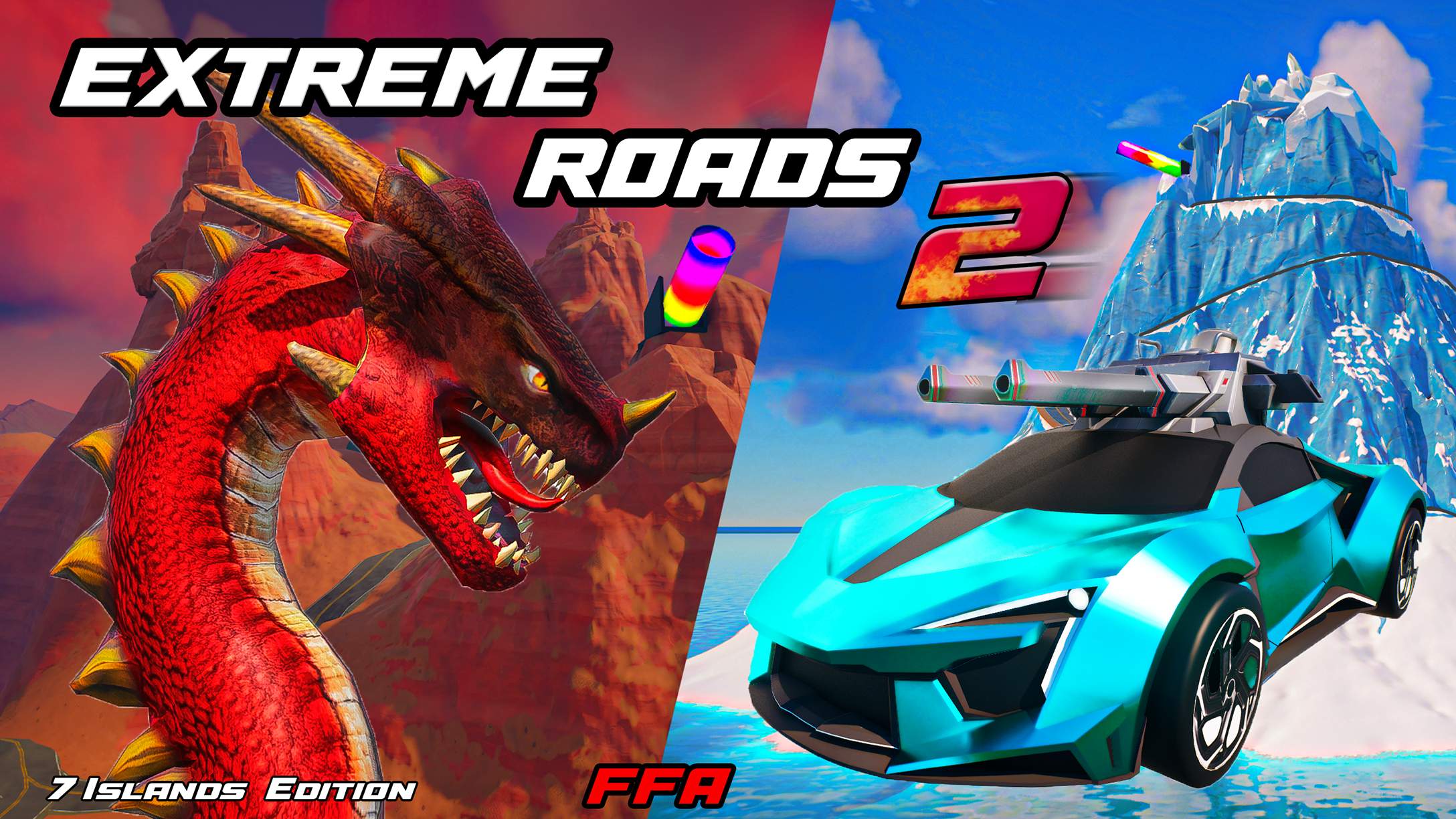 🐲 Extreme Roads 2 🏎️