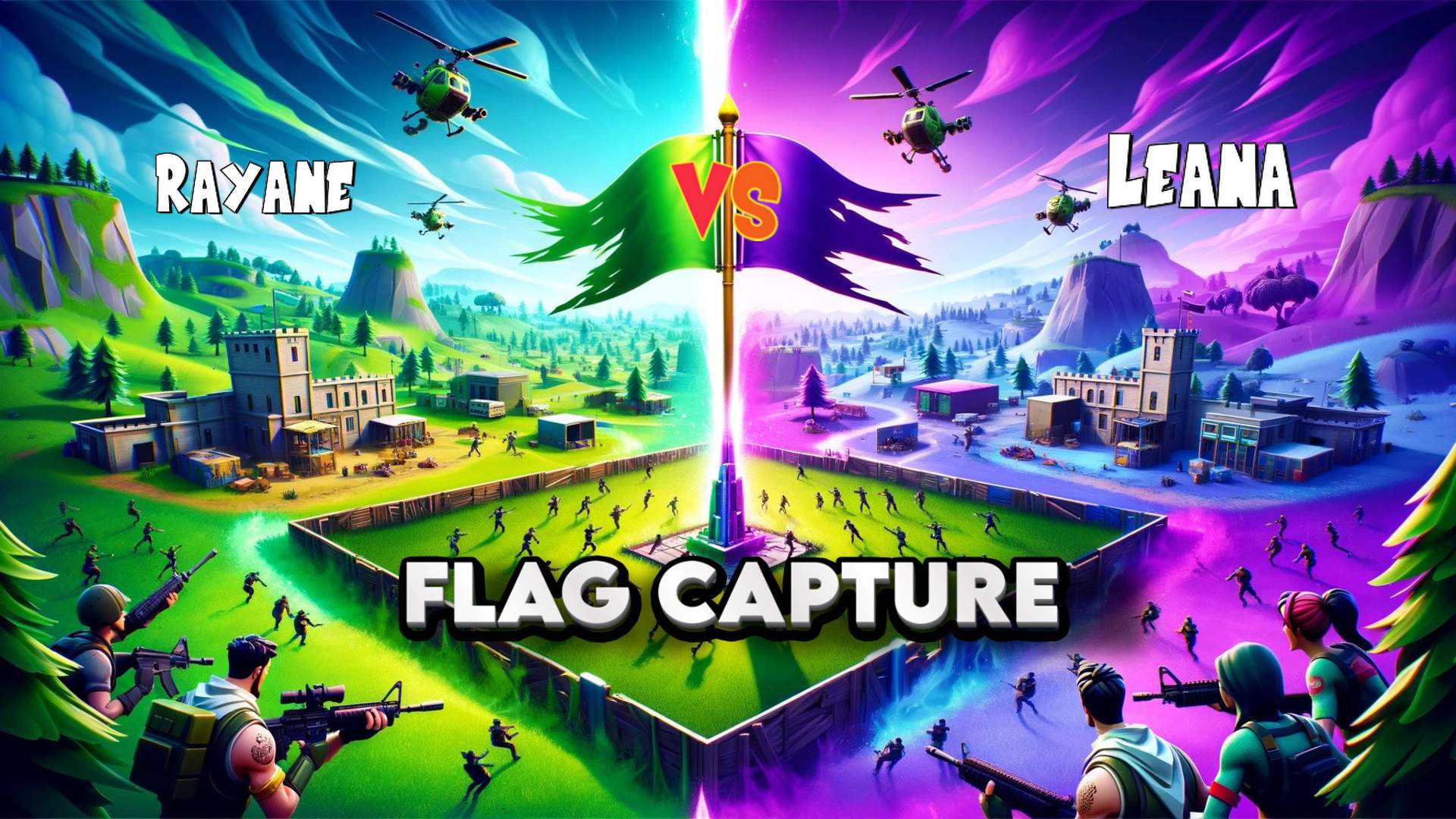 Léana VS Rayane Flag Capture