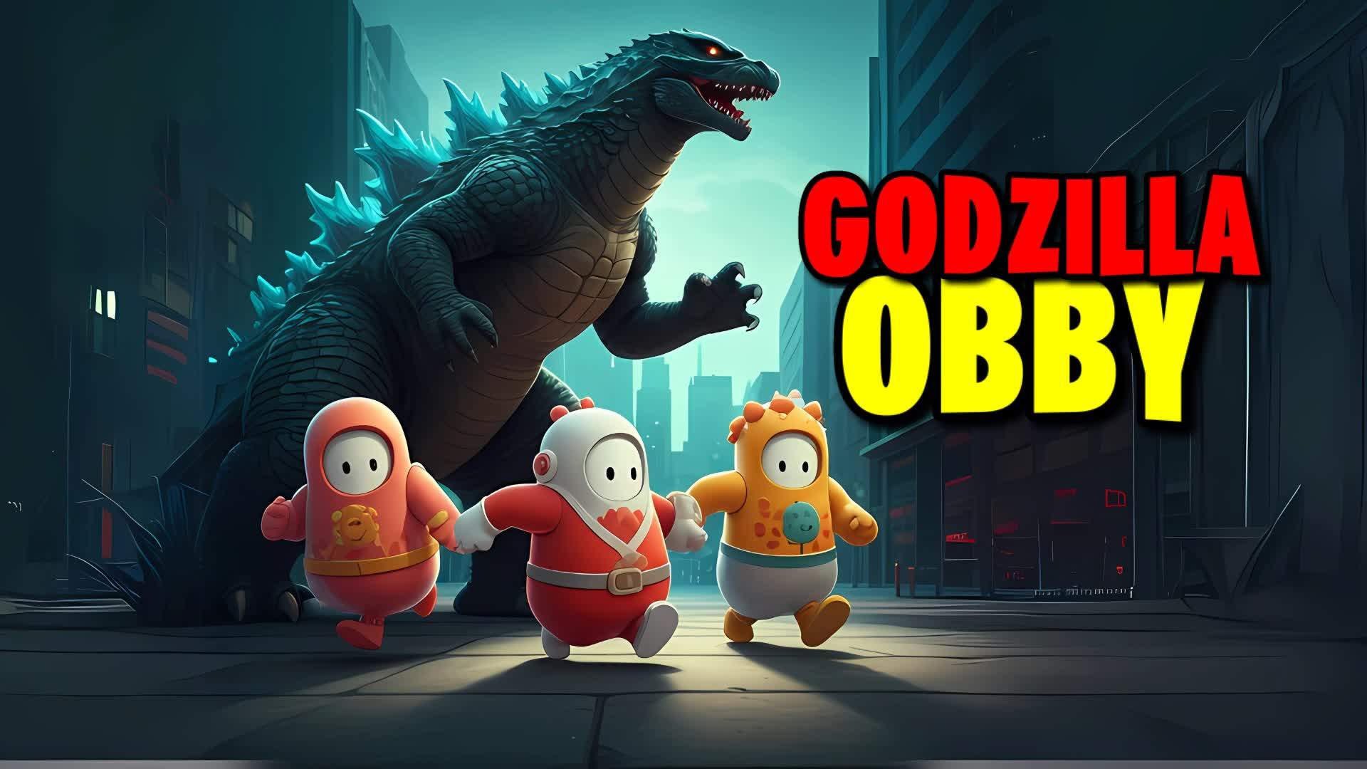 GODZILLA EASY FUN OBBY PARKOUR 🌈🏆