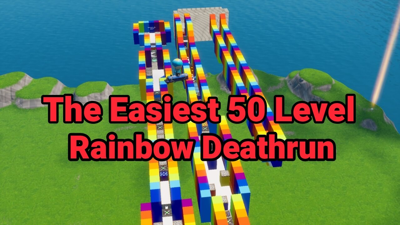 THE EASIEST 50 LEVEL RAINBOW DEATHRUN