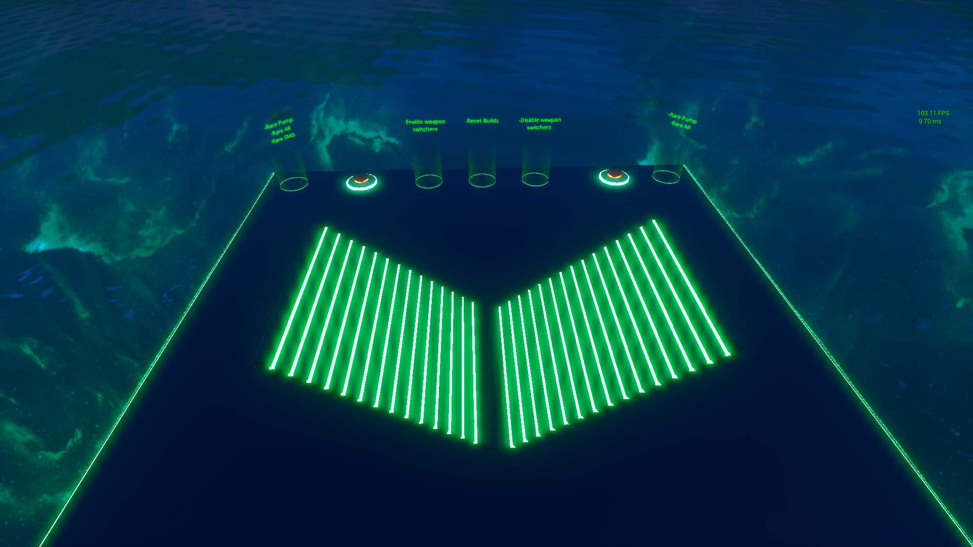 GREEN GALAXY 1V1 MAP