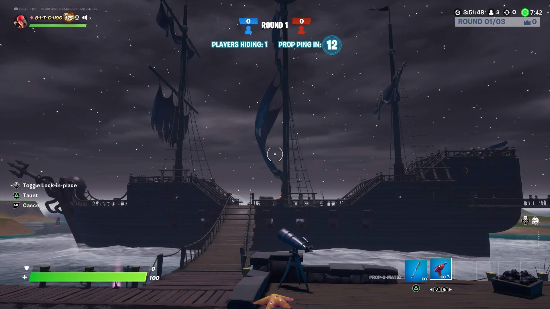 PIRATE SHIP PROP HUNT