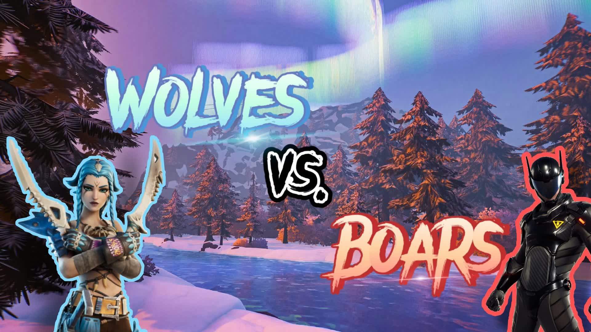 WOLVES VS. BOARS