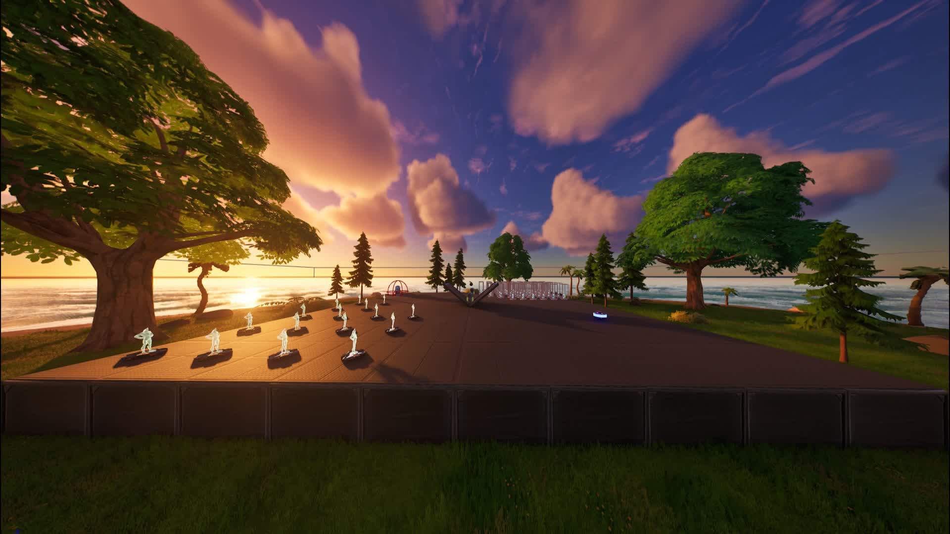 1V1 Build Fight Island