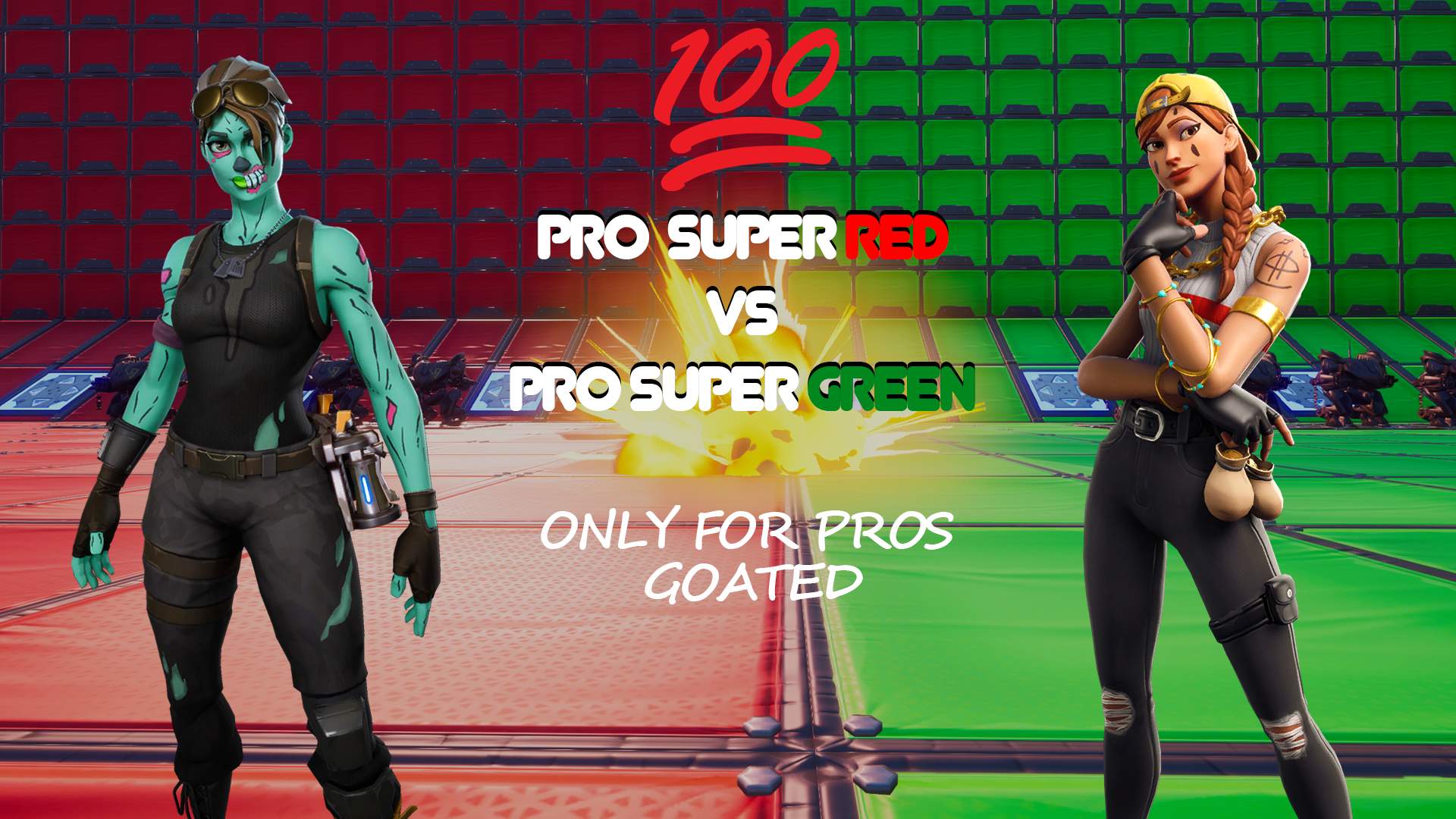 💯❤️SUPER PRO RED VS SUPER PRO GREEN💚💯